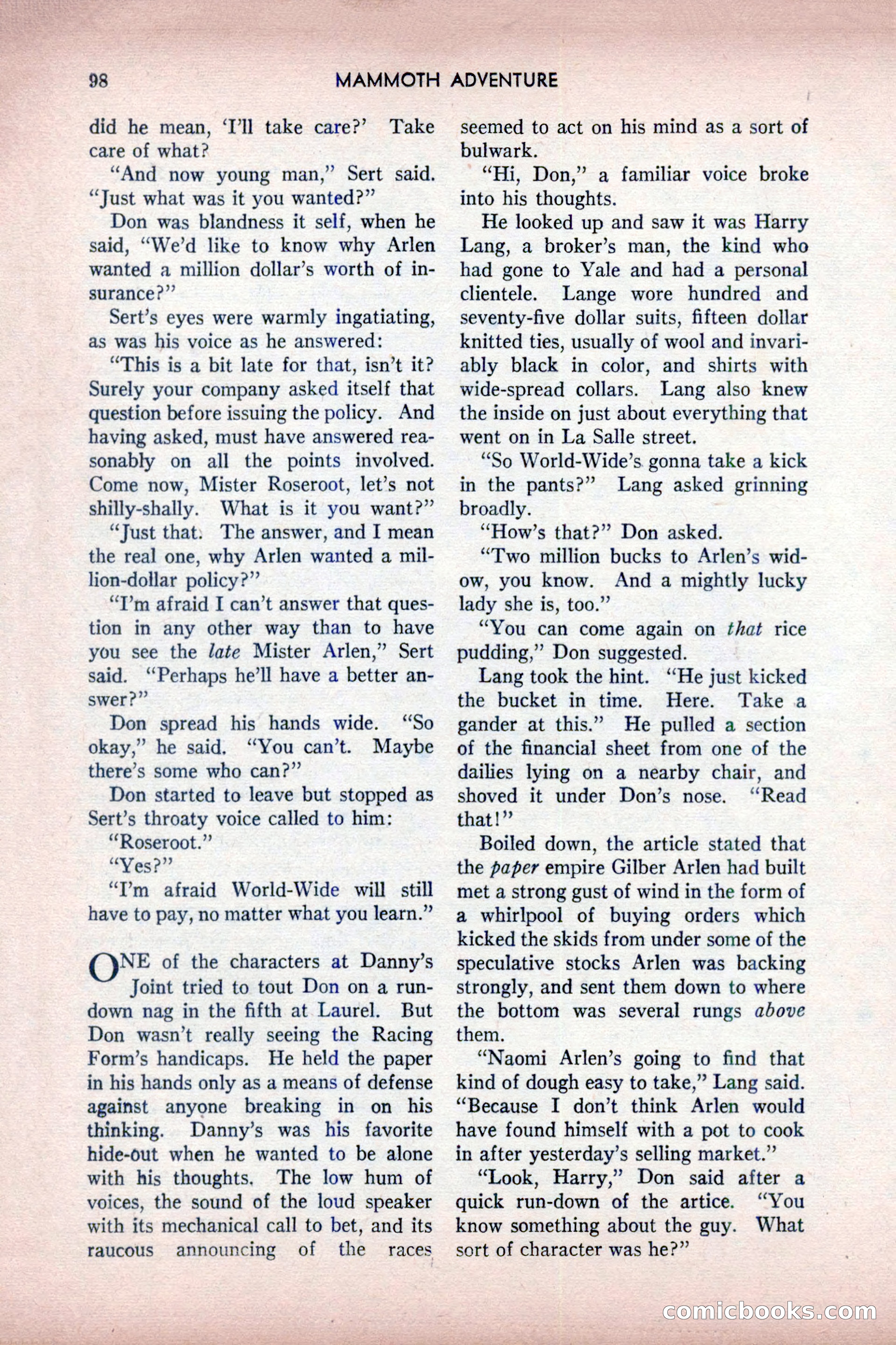 Mammoth Adventure, July 1947 — page 98 of 180
