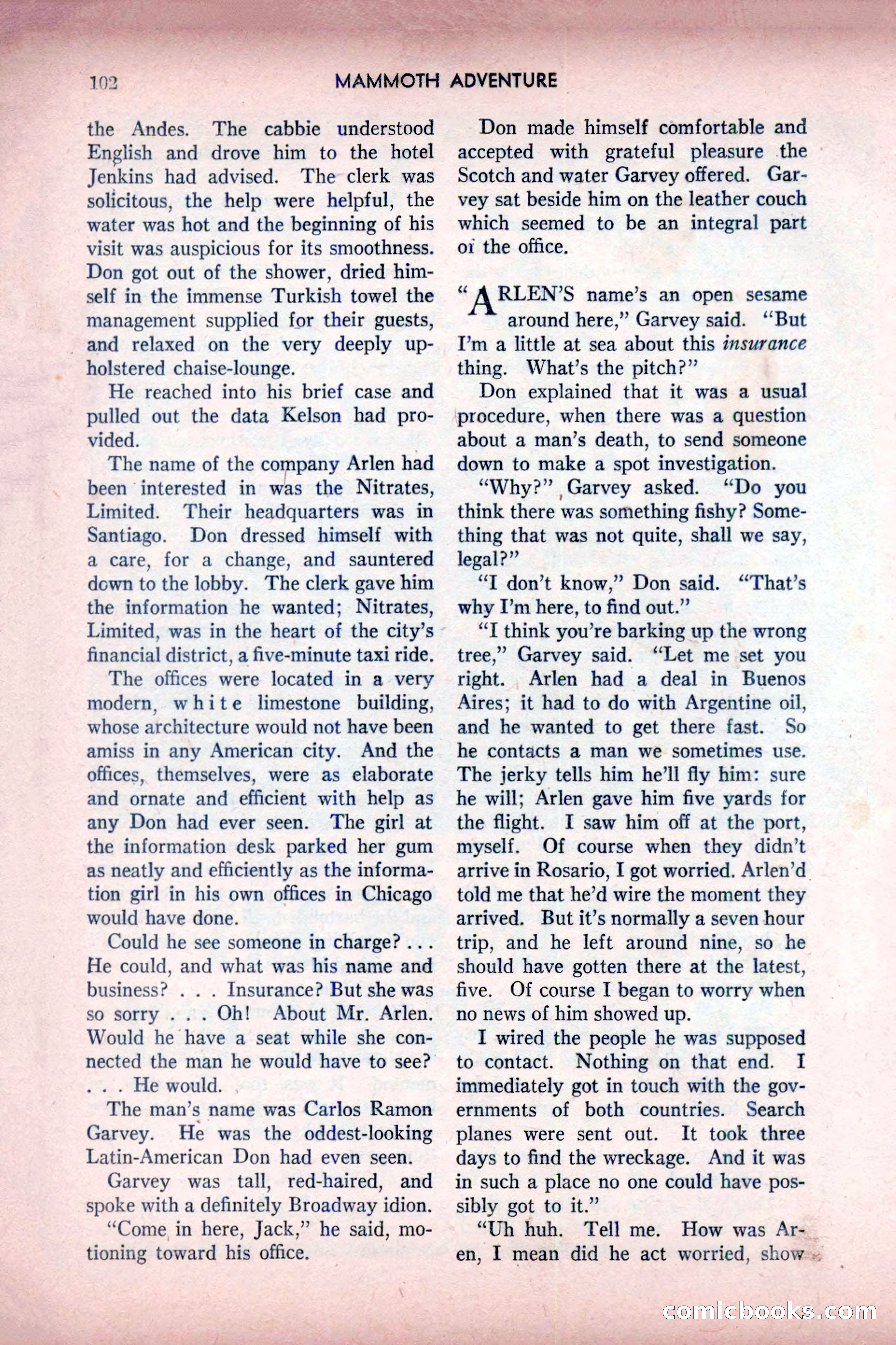 Mammoth Adventure, July 1947 — page 102 of 180