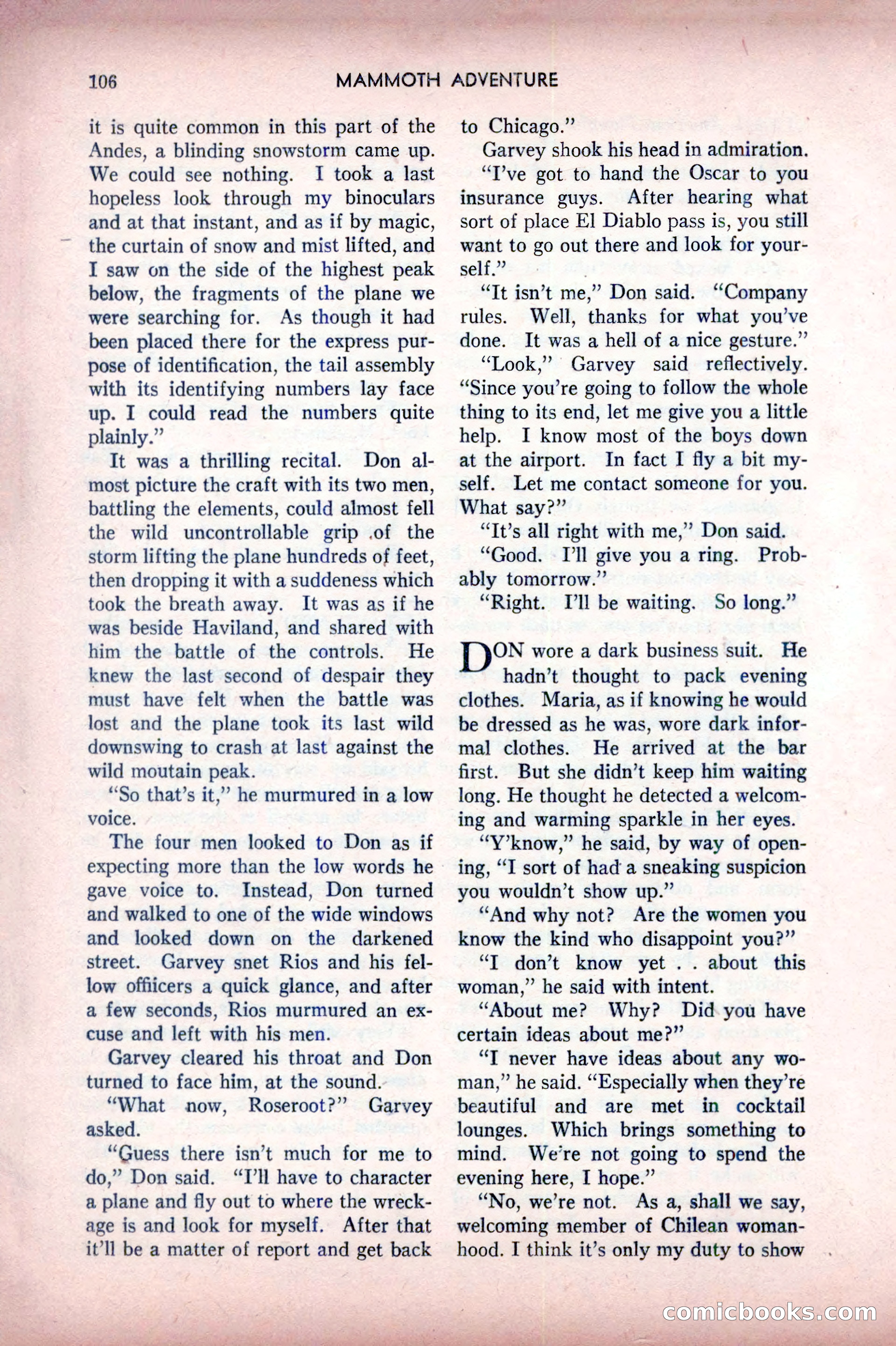 Mammoth Adventure, July 1947 — page 106 of 180