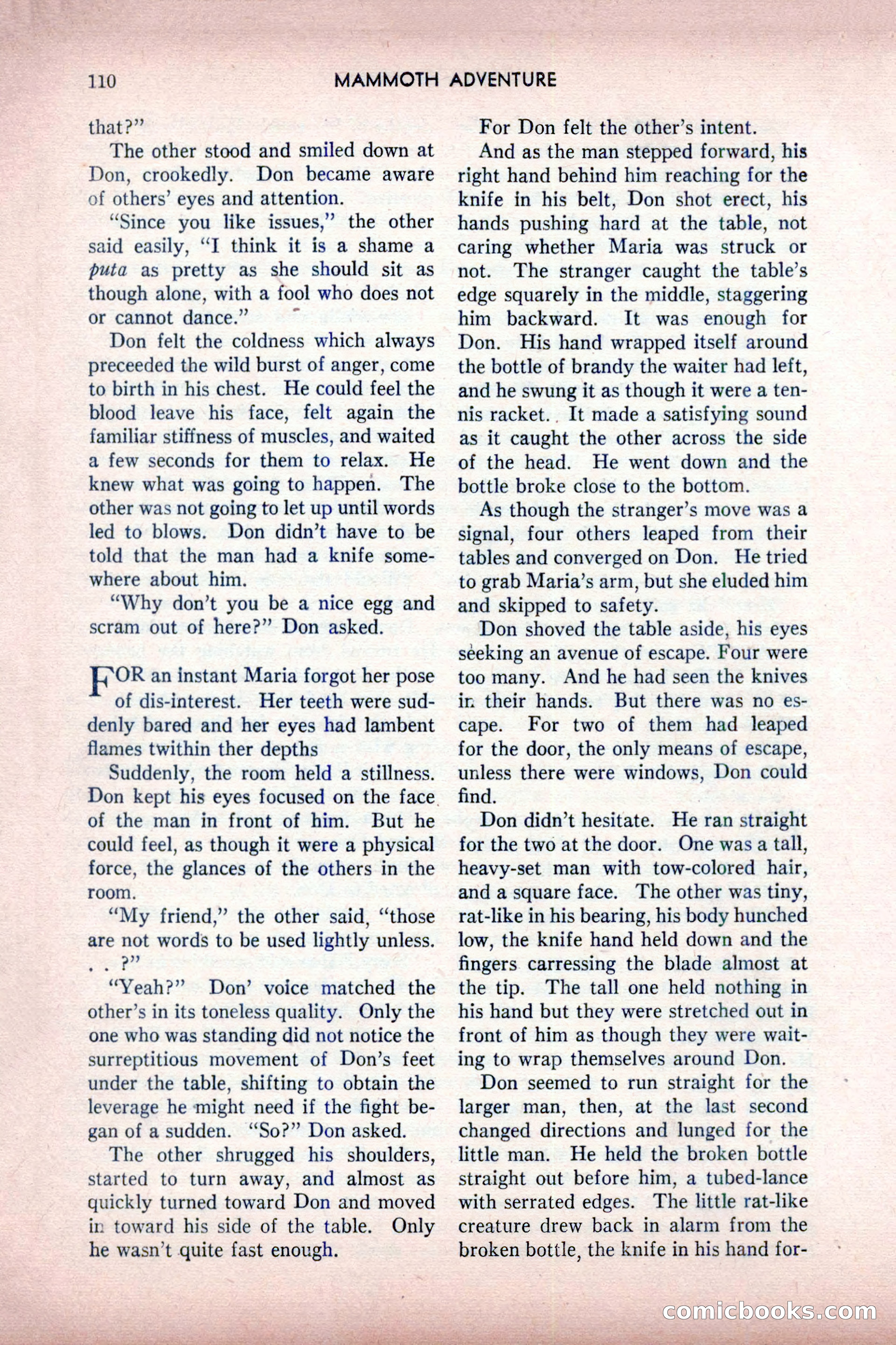 Mammoth Adventure, July 1947 — page 110 of 180