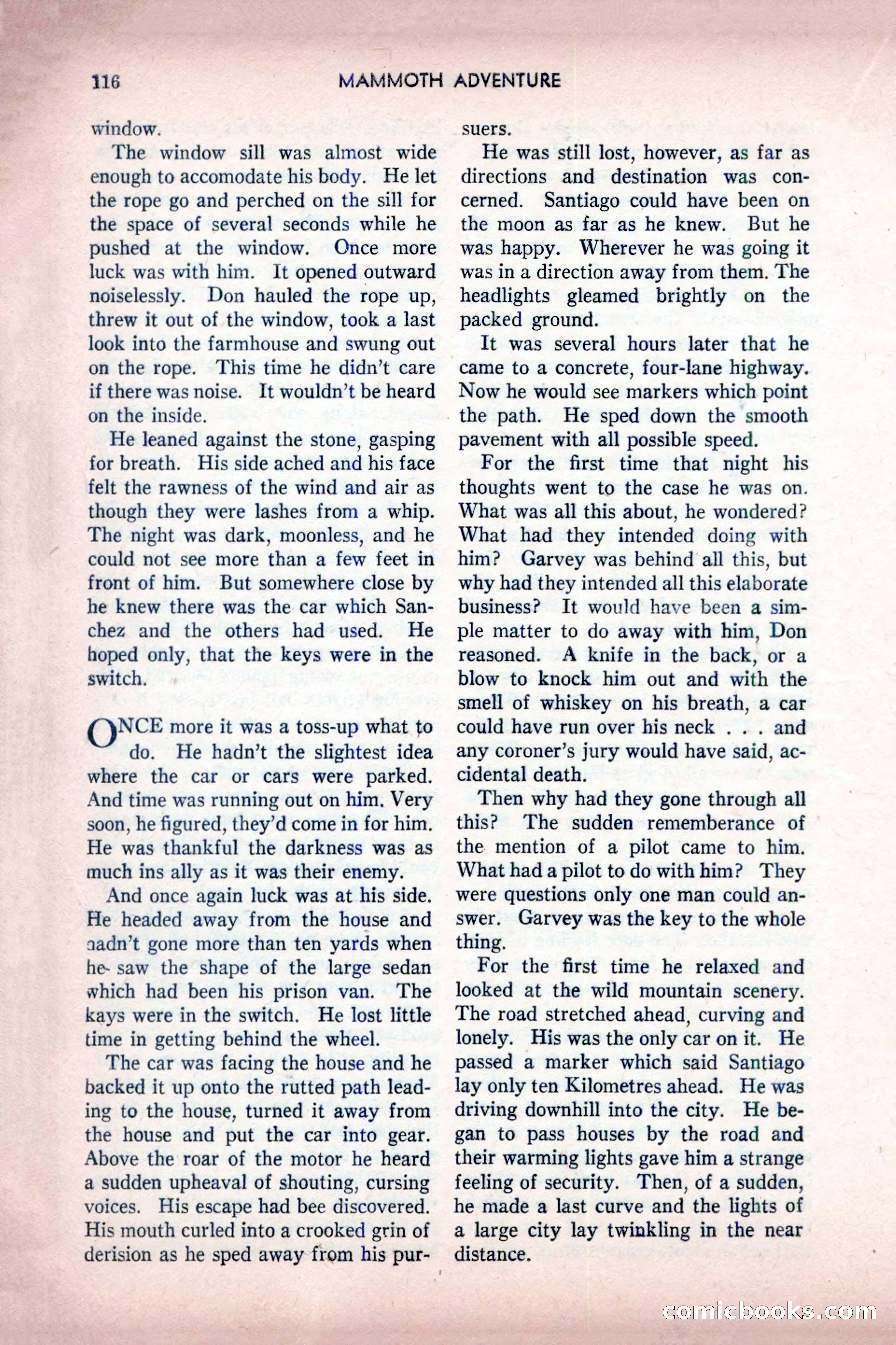 Mammoth Adventure, July 1947 — page 116 of 180