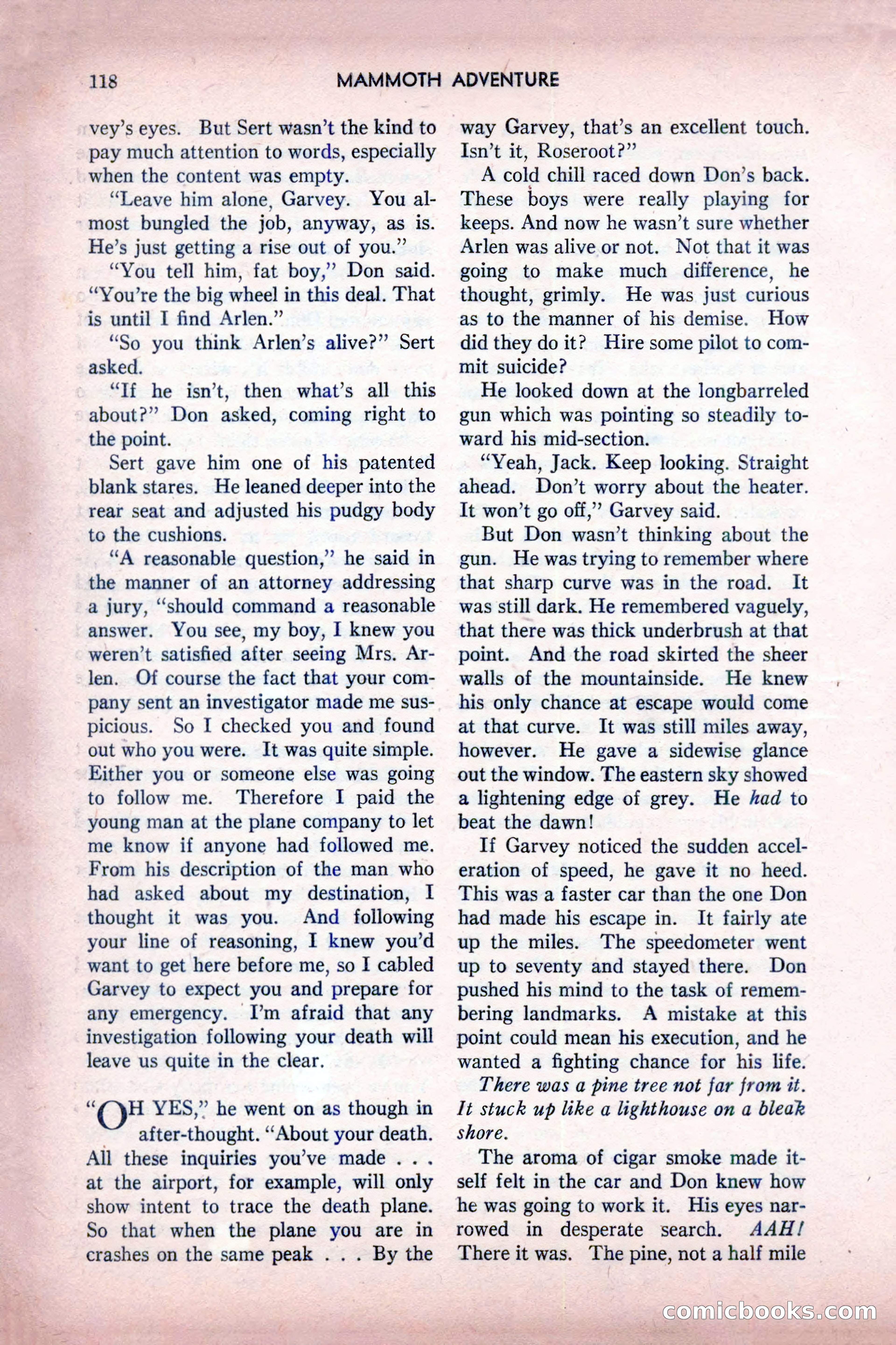 Mammoth Adventure, July 1947 — page 118 of 180