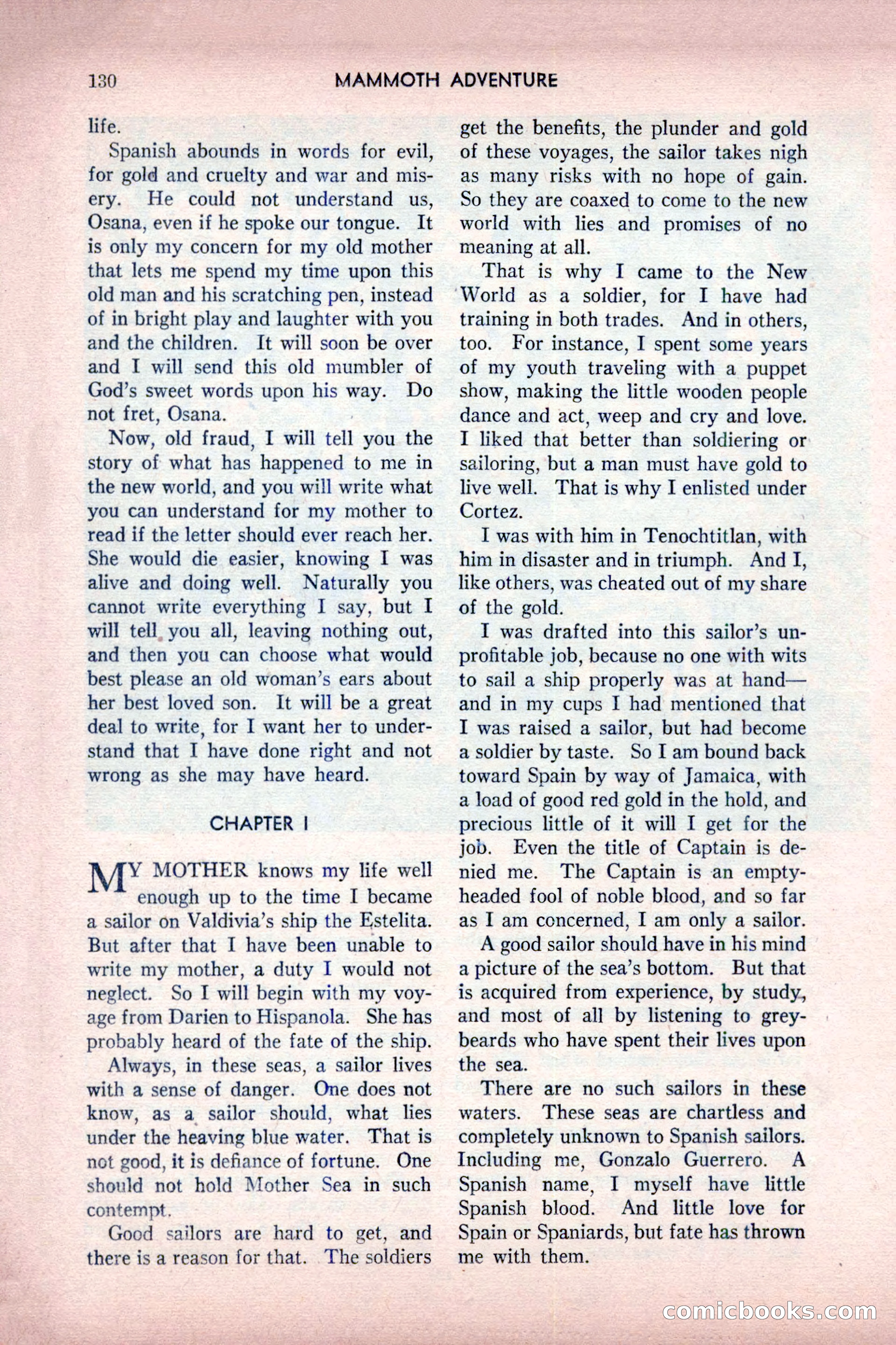 Mammoth Adventure, July 1947 — page 130 of 180