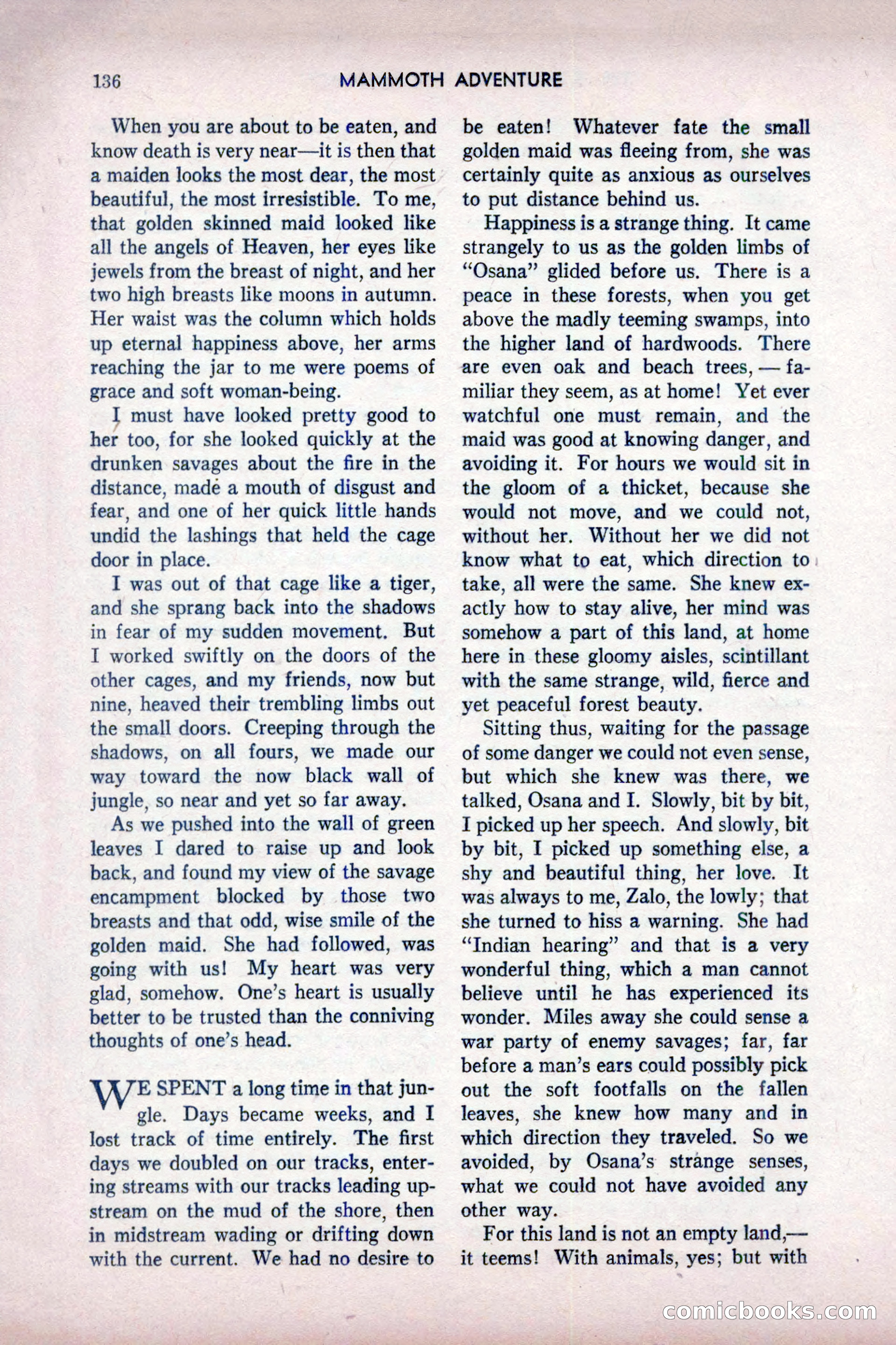 Mammoth Adventure, July 1947 — page 136 of 180