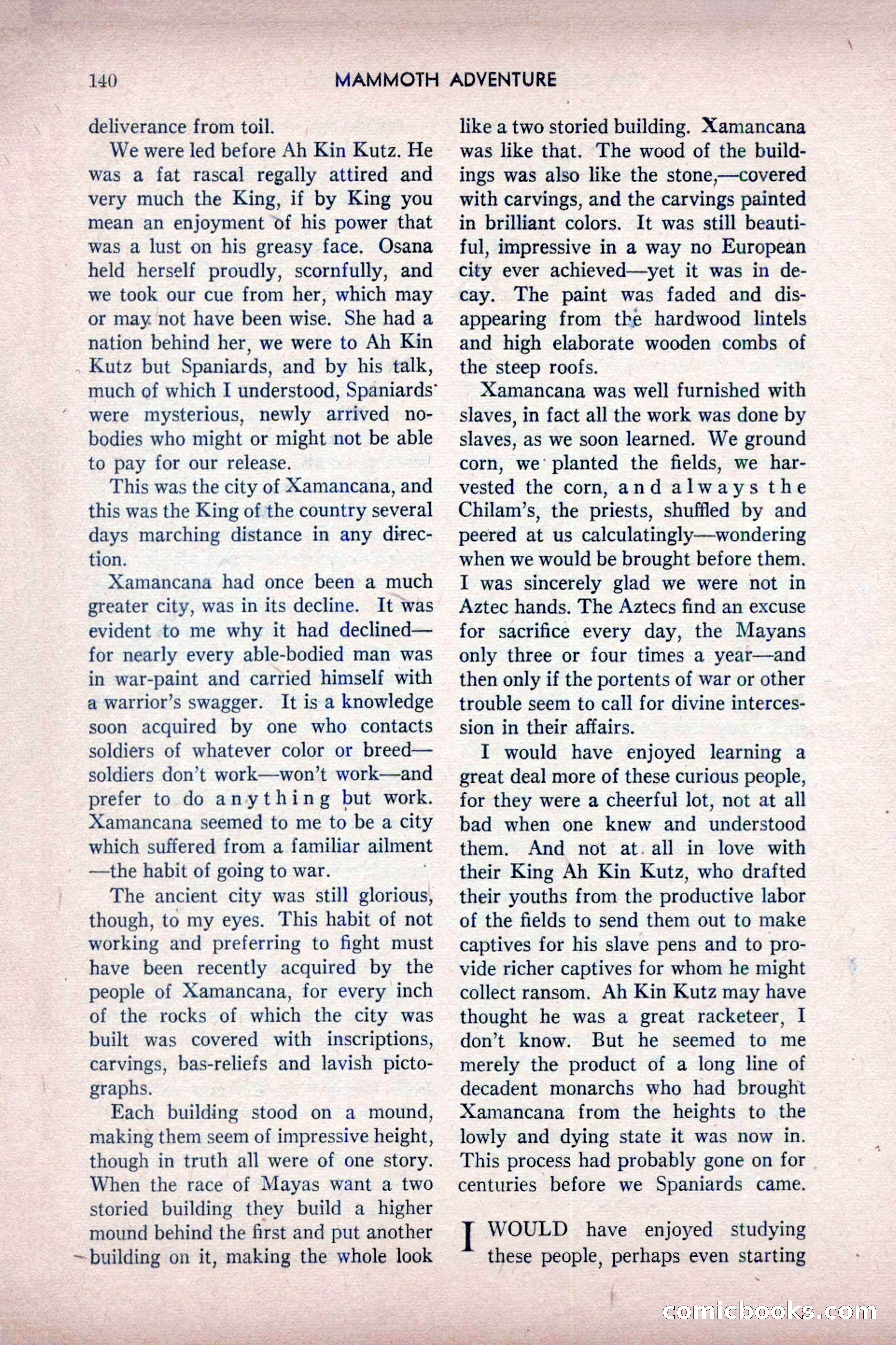 Mammoth Adventure, July 1947 — page 140 of 180