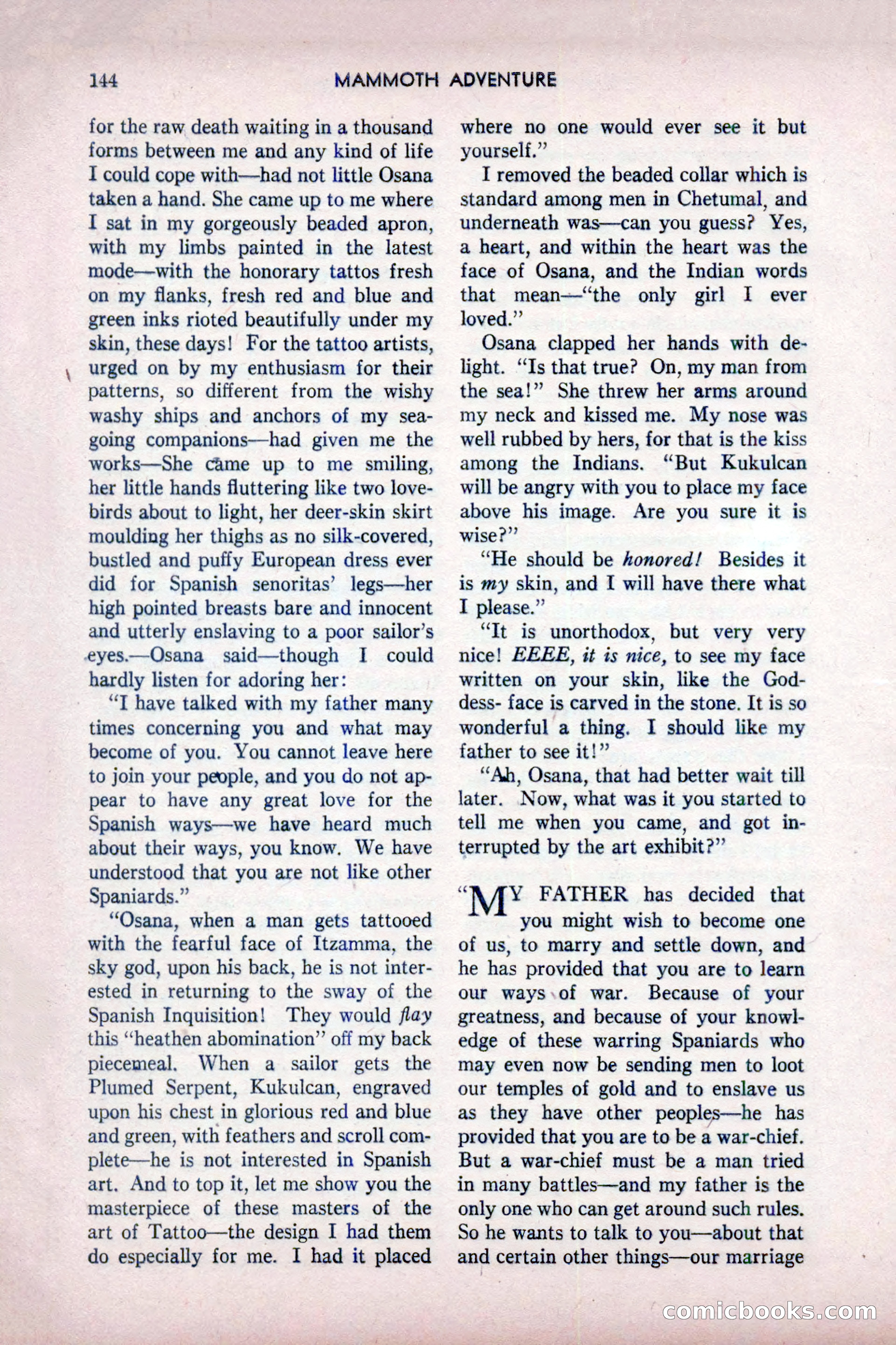 Mammoth Adventure, July 1947 — page 144 of 180