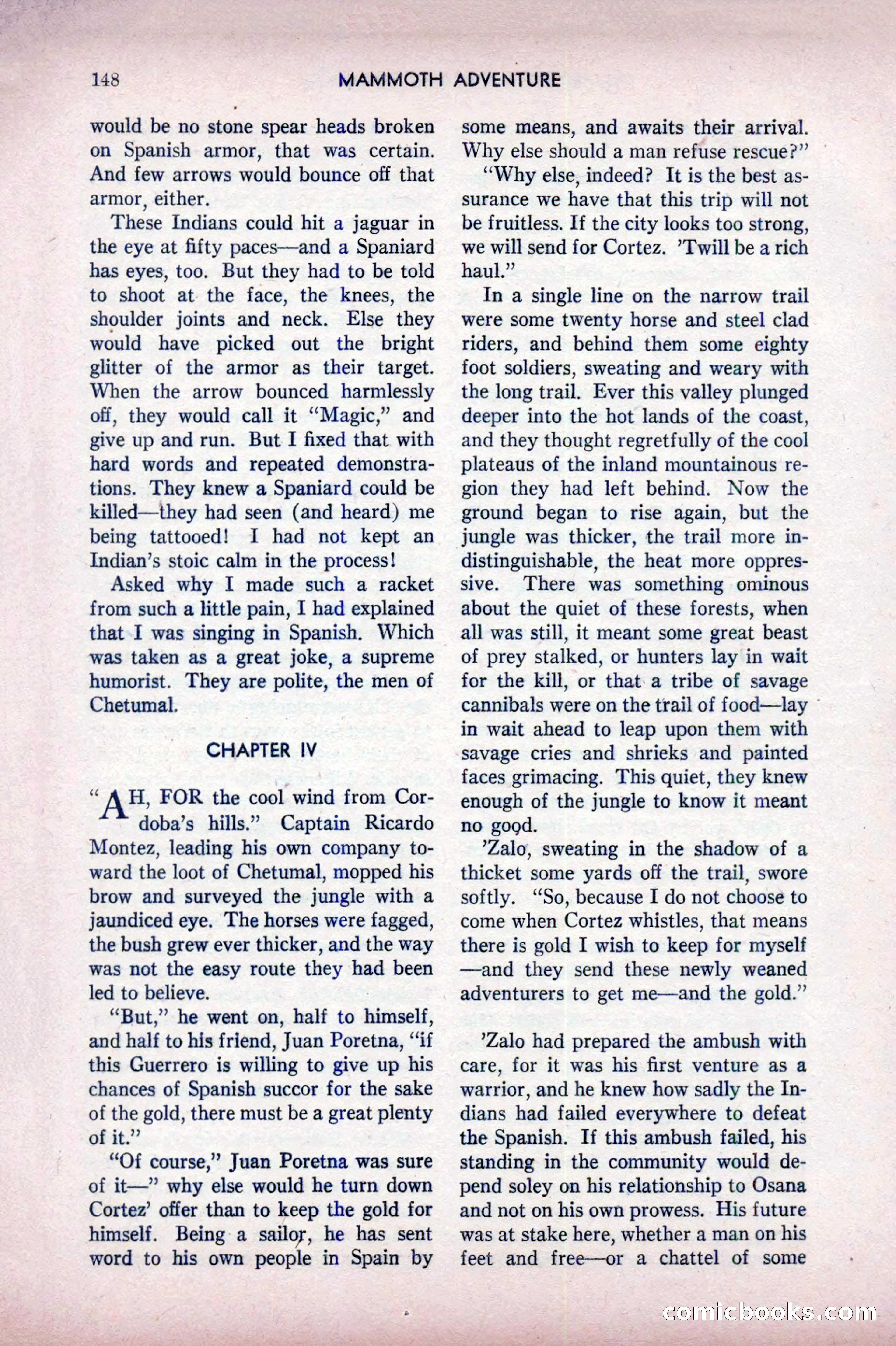 Mammoth Adventure, July 1947 — page 148 of 180