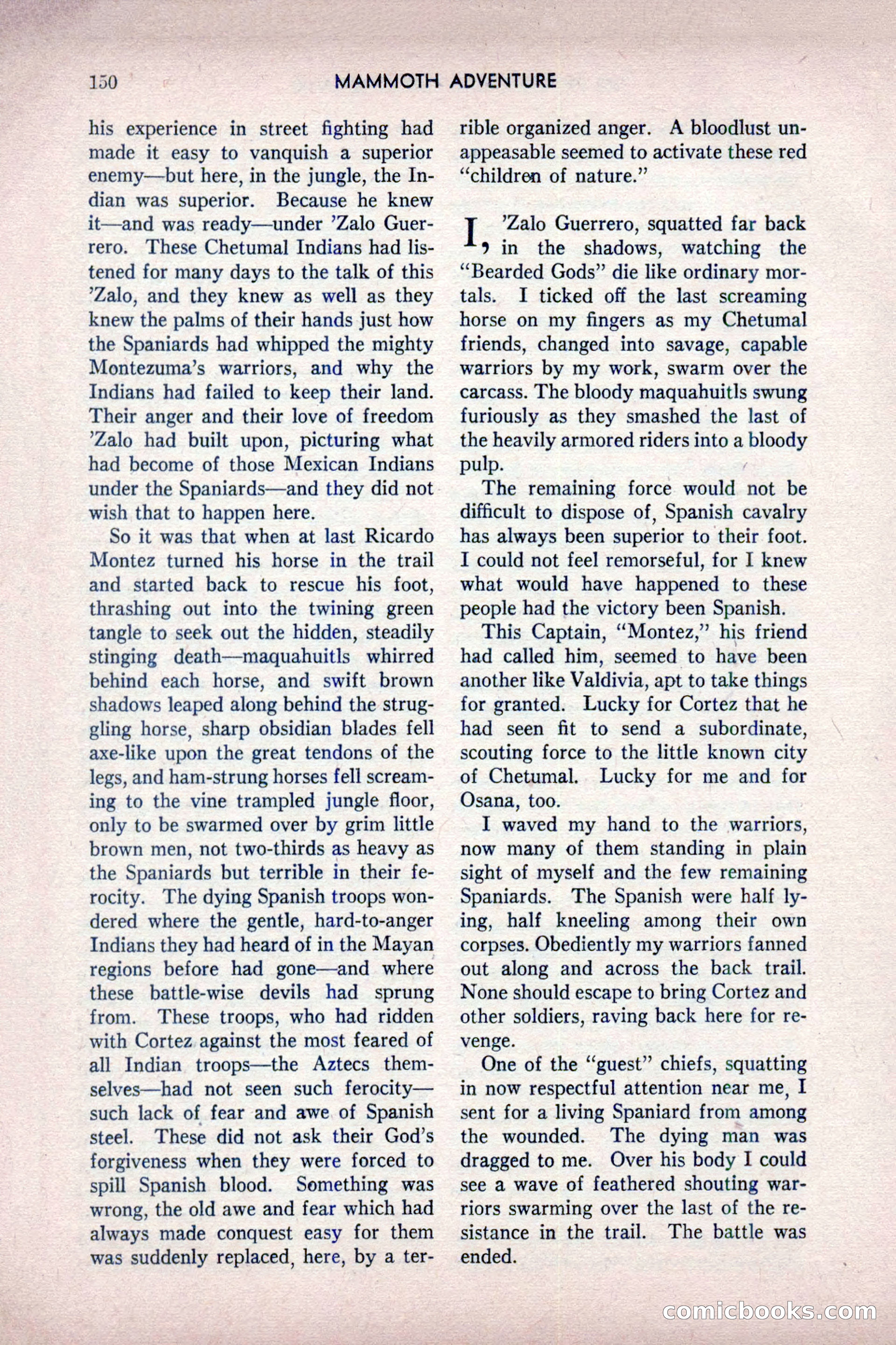 Mammoth Adventure, July 1947 — page 150 of 180