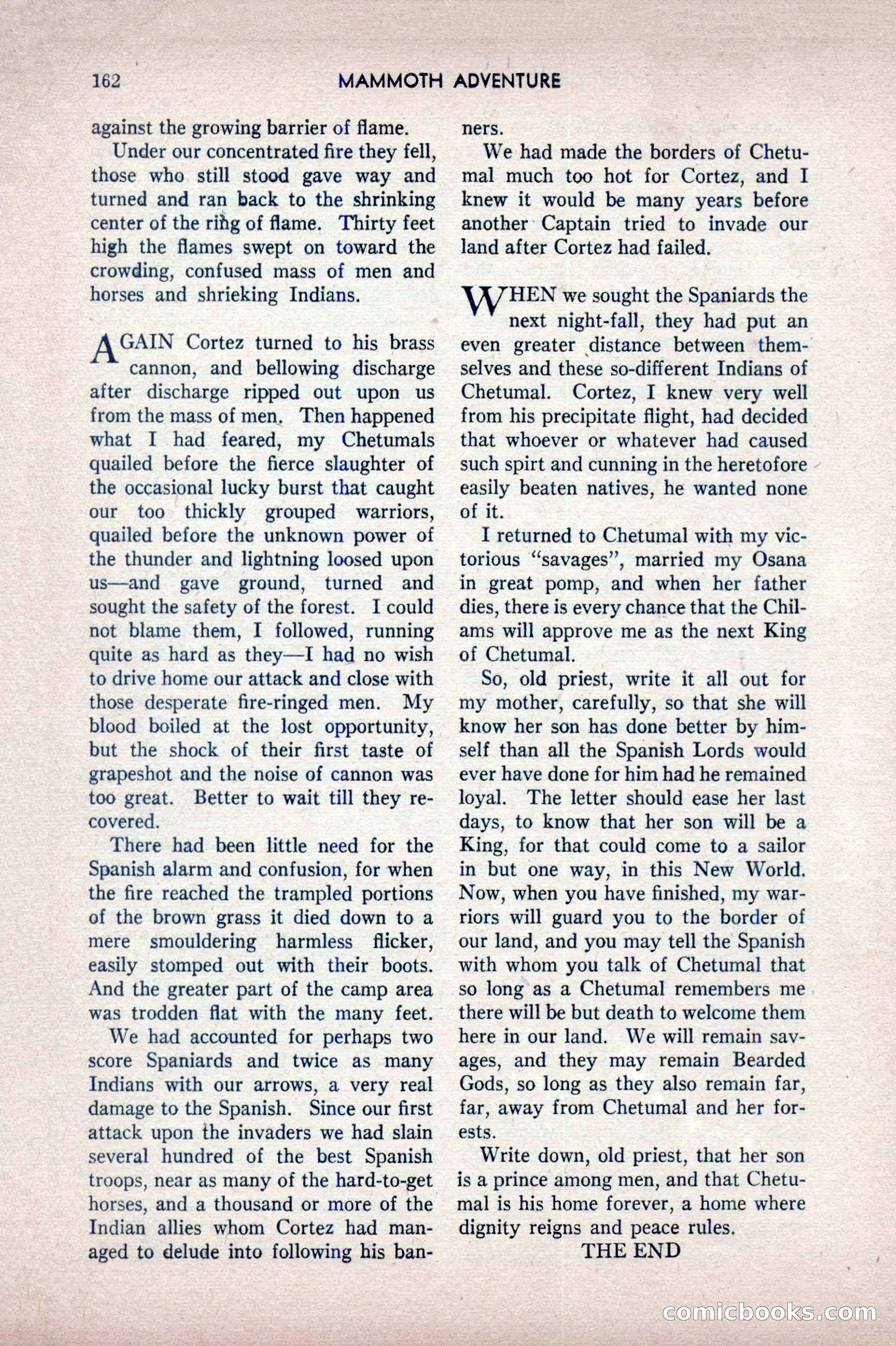 Mammoth Adventure, July 1947 — page 162 of 180