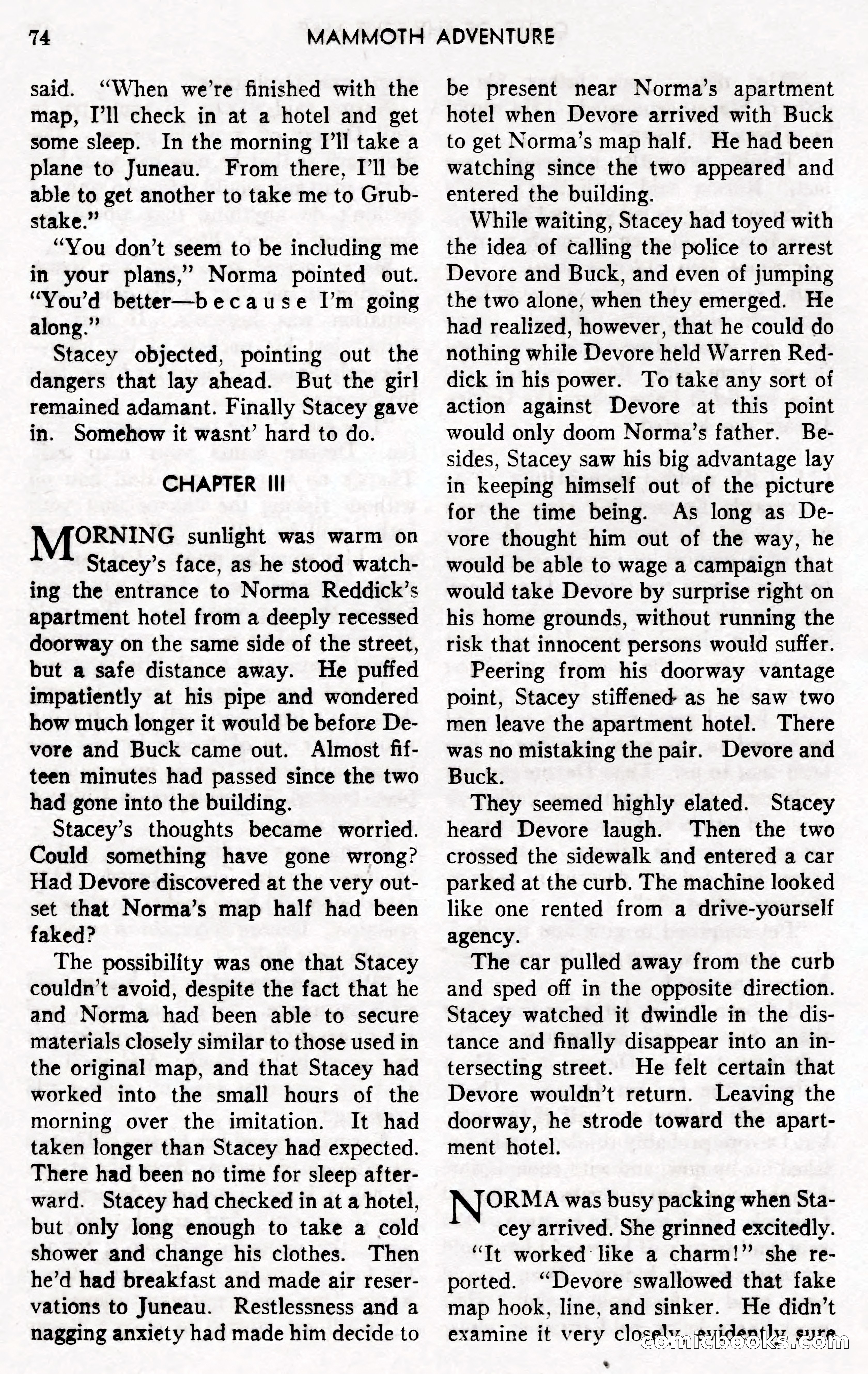 Mammoth Adventure, Volume 1, Number 3 — page 70 of 173