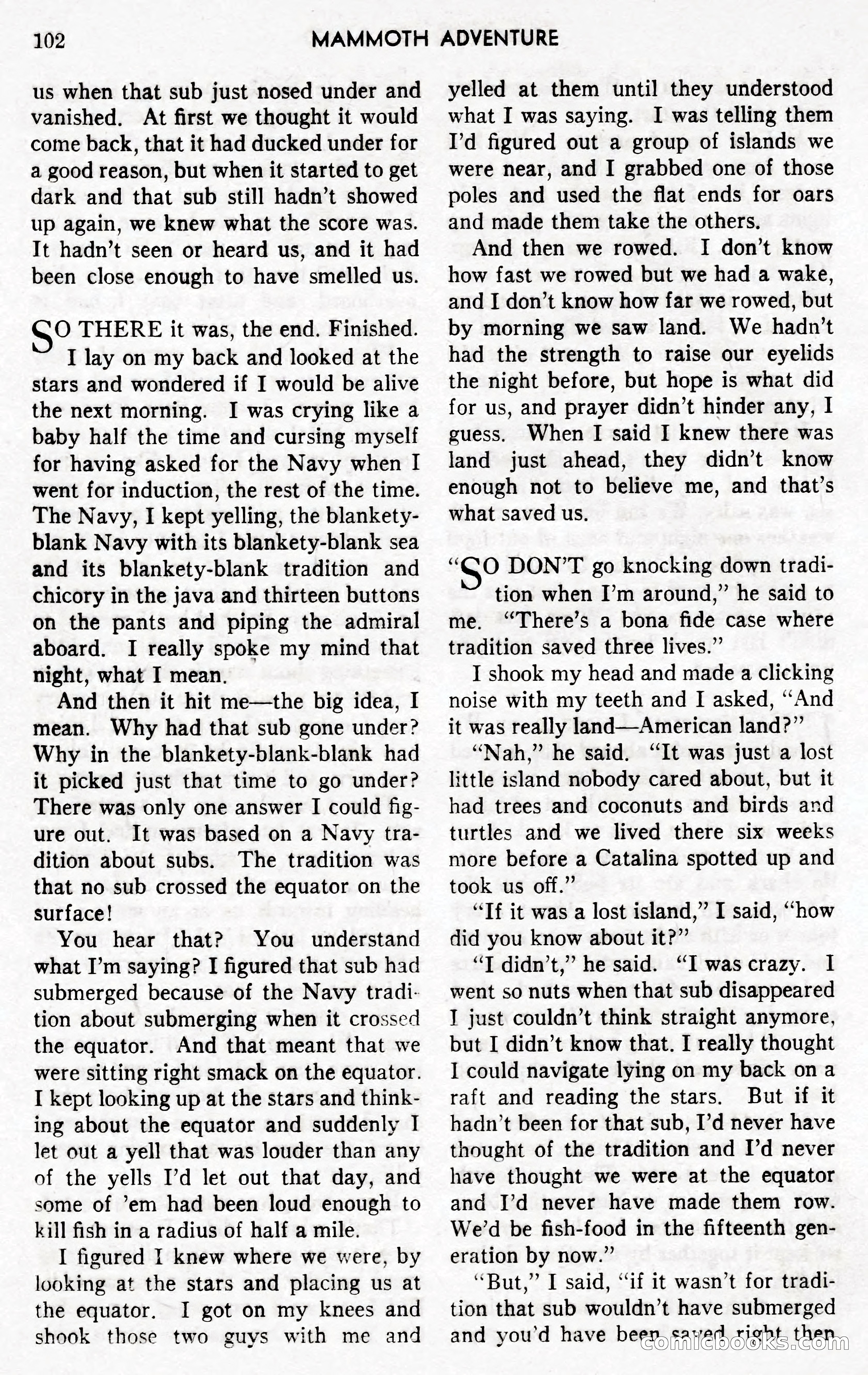 Mammoth Adventure, Volume 1, Number 3 — page 96 of 173