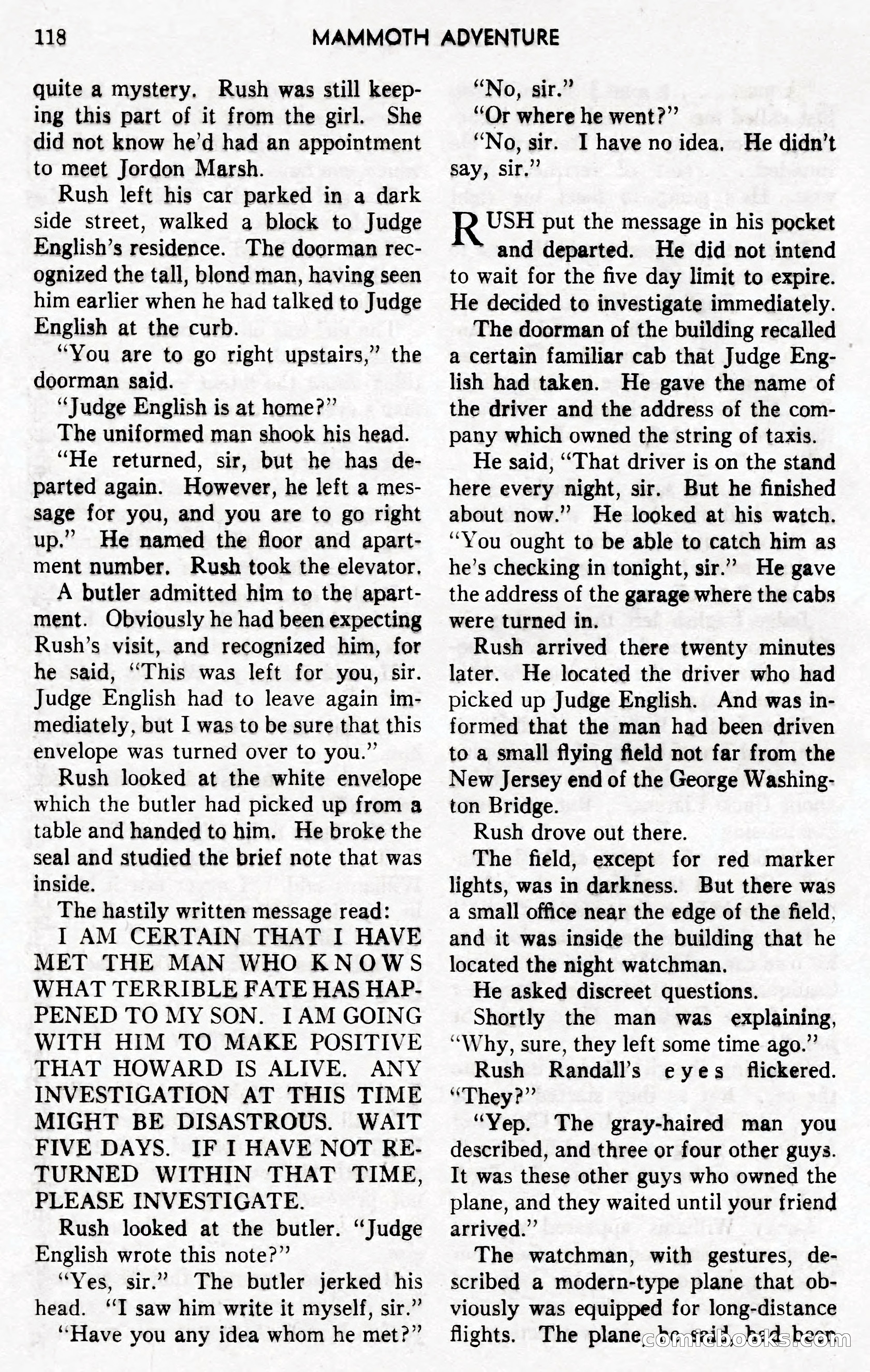 Mammoth Adventure, Volume 1, Number 3 — page 111 of 173