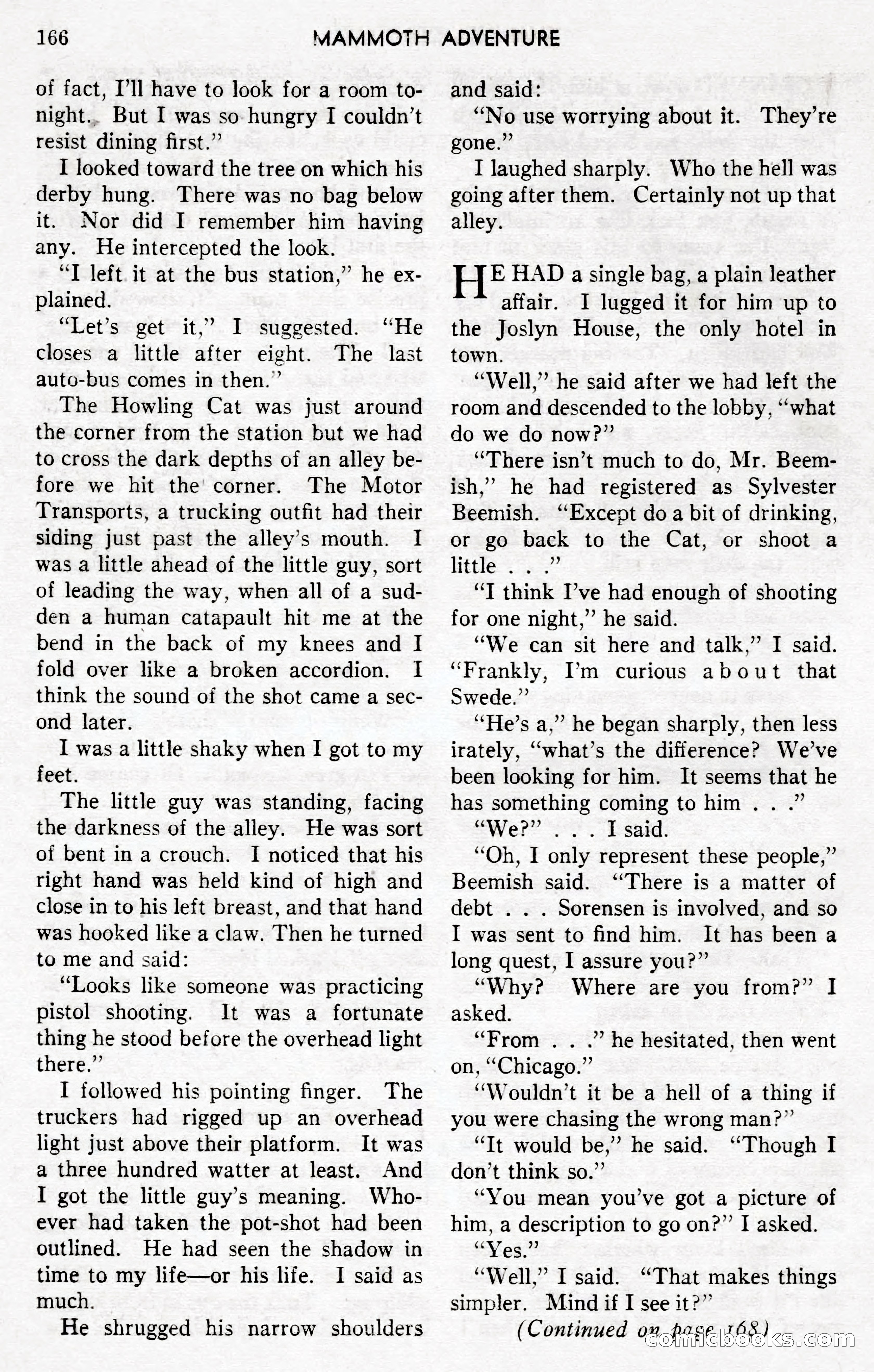 Mammoth Adventure, Volume 1, Number 3 — page 158 of 173