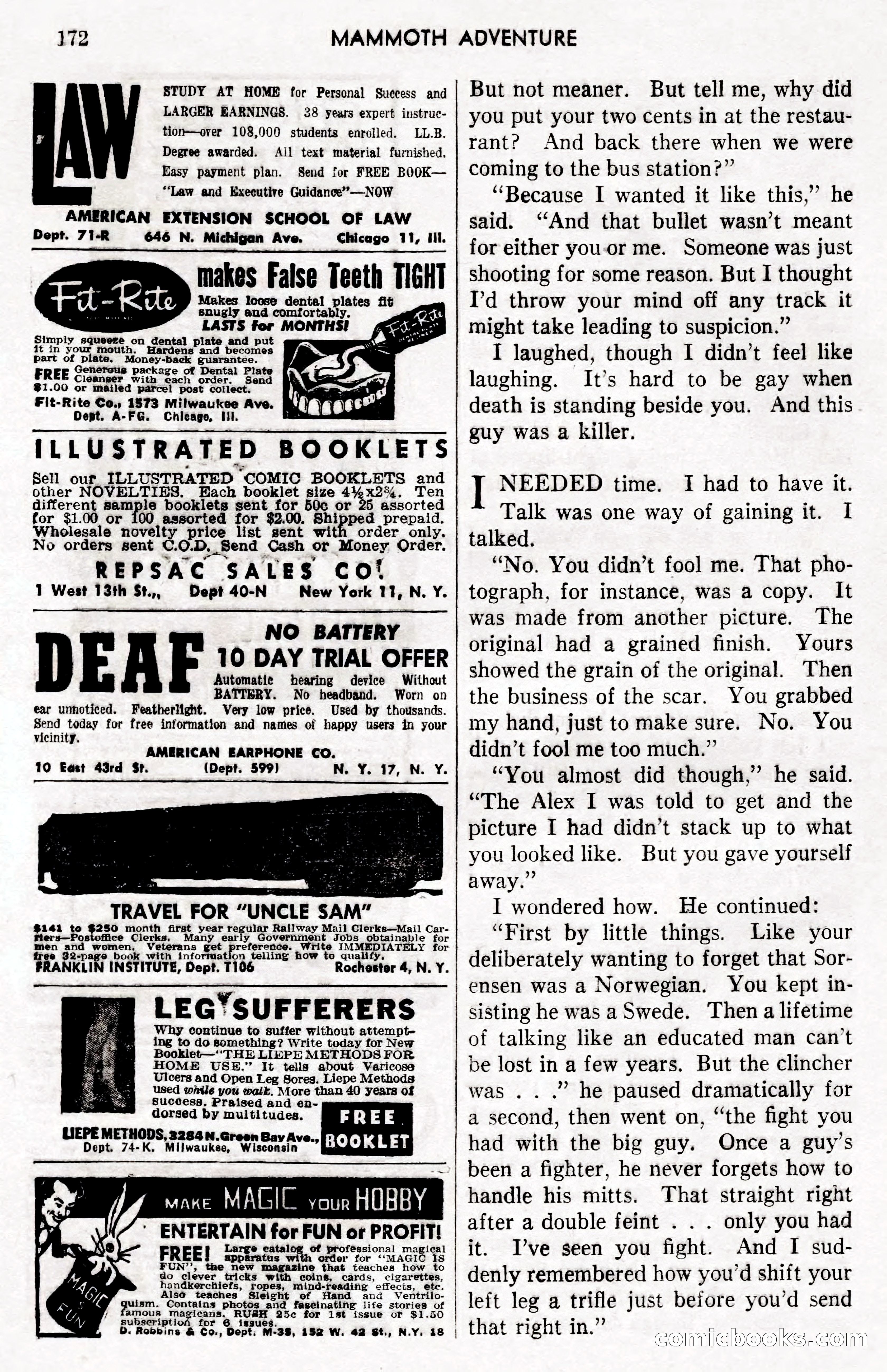 Mammoth Adventure, Volume 1, Number 3 — page 164 of 173