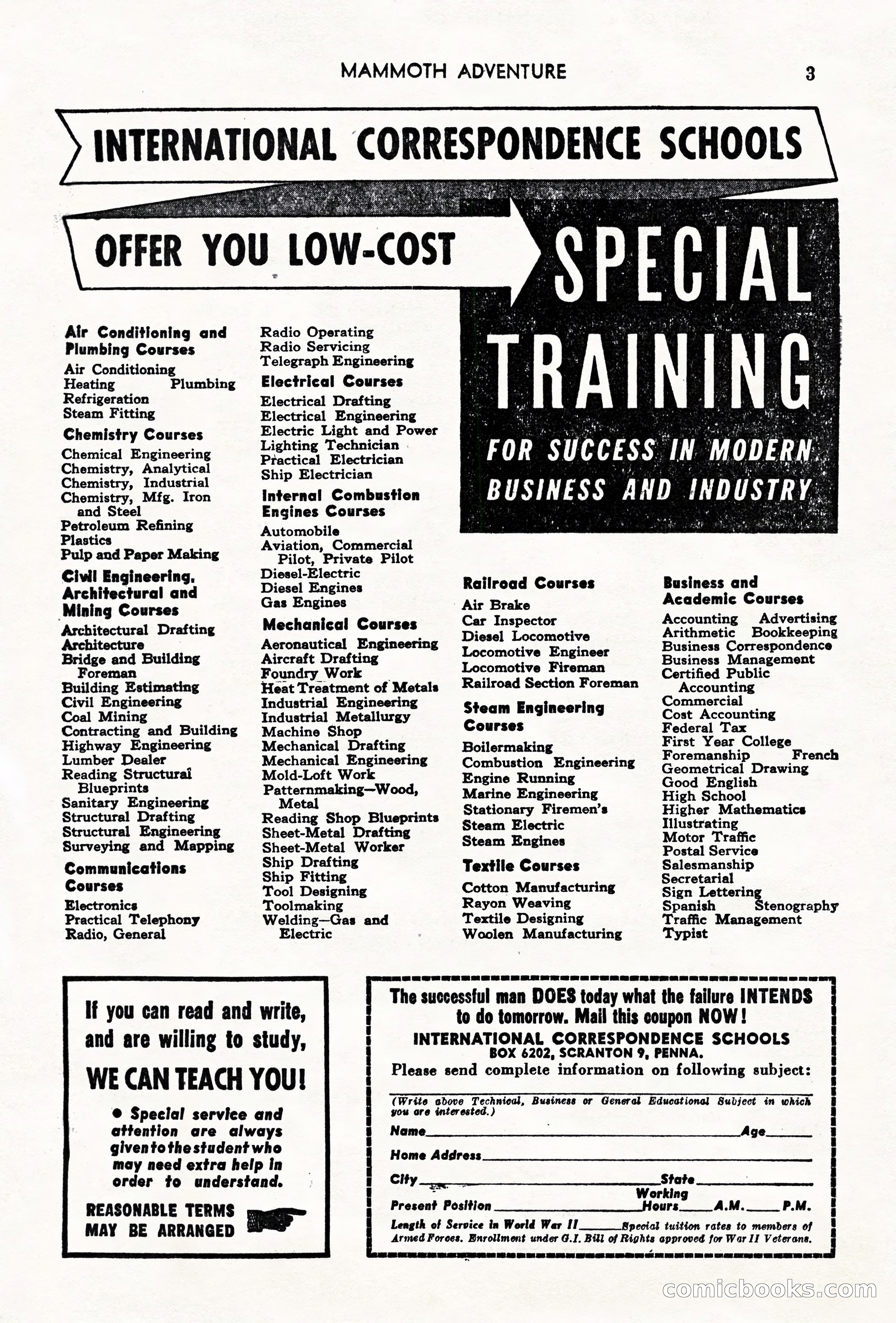 Mammoth Adventure, May 1947 — page 3 of 180