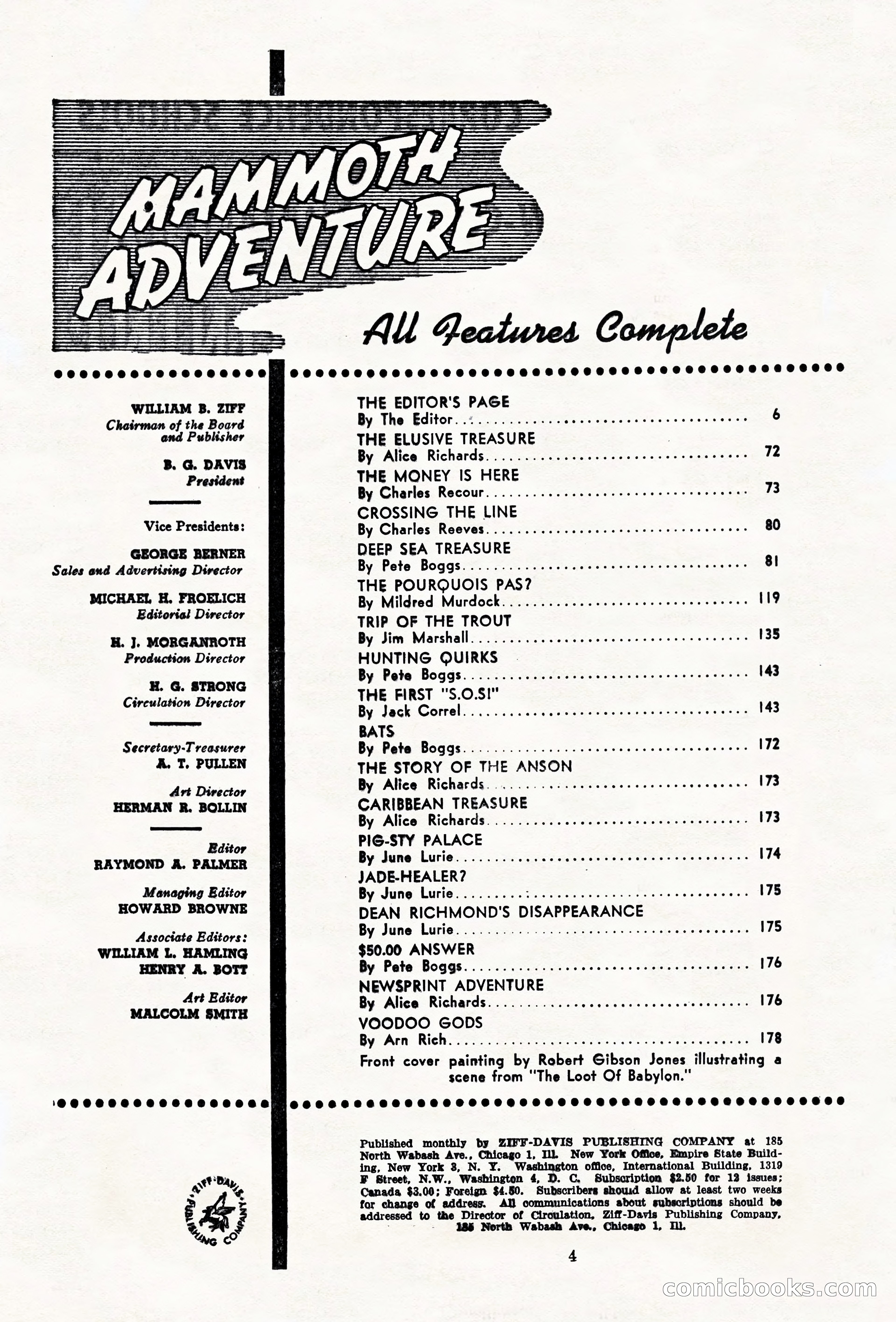 Mammoth Adventure, May 1947 — page 4 of 180