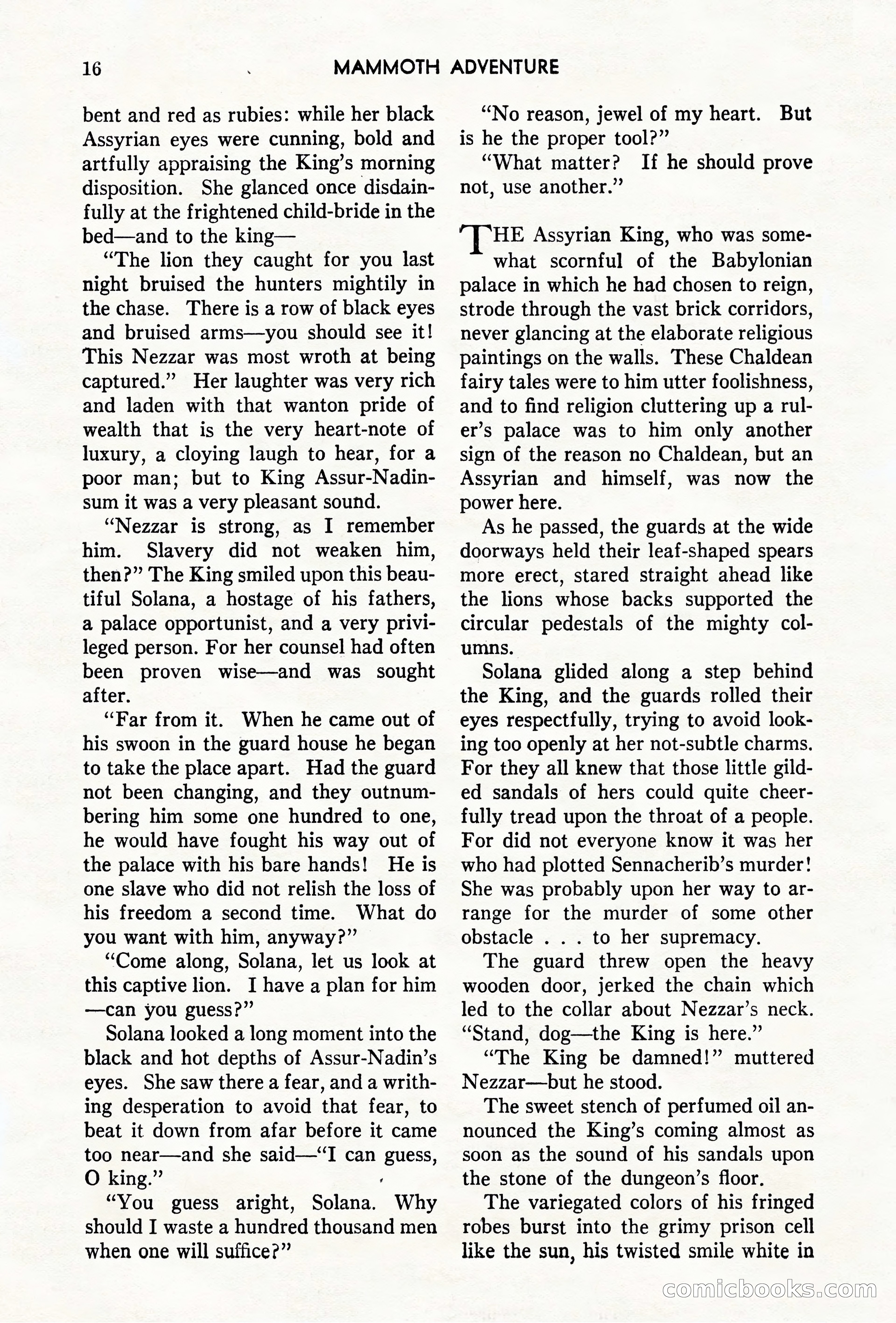 Mammoth Adventure, May 1947 — page 16 of 180