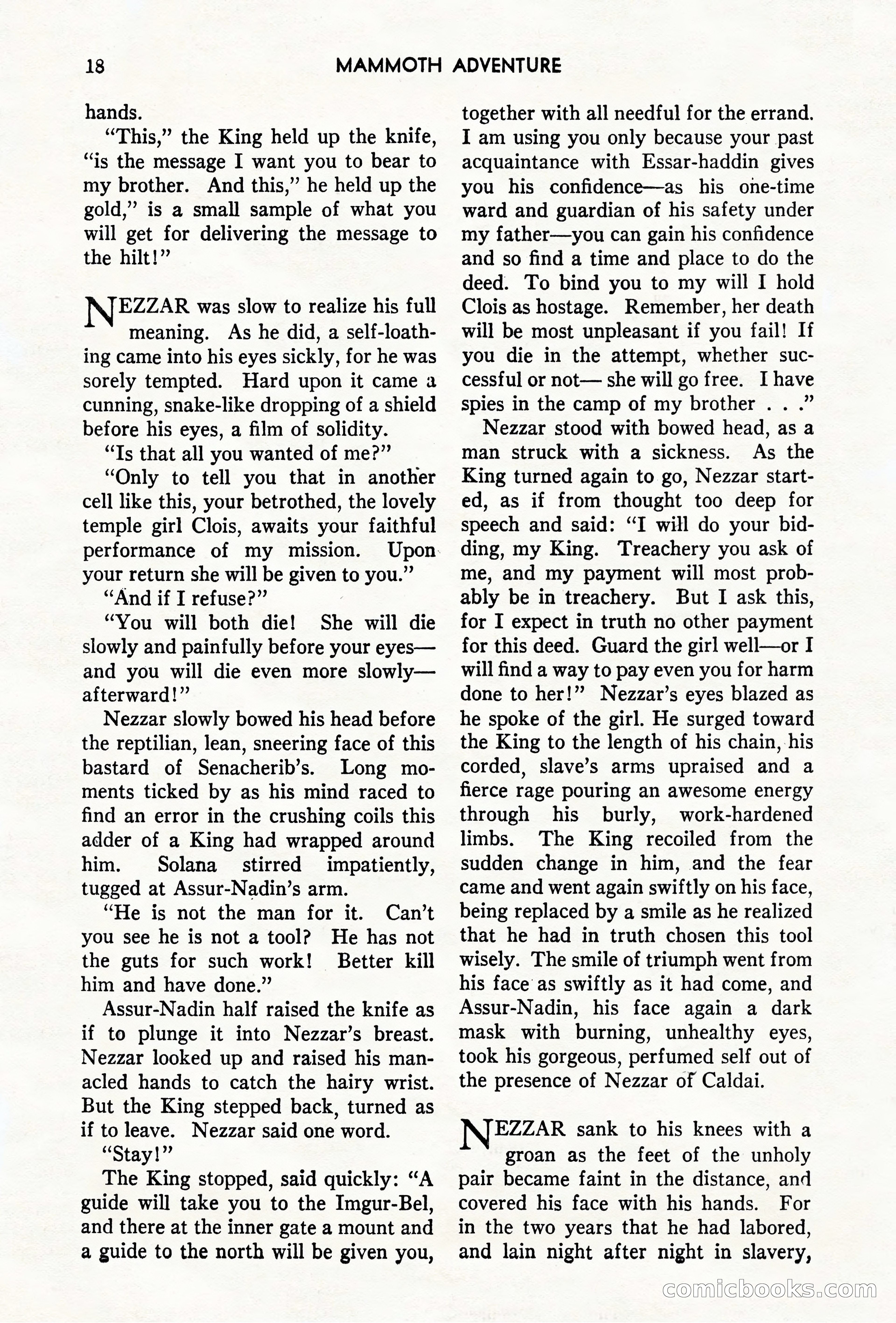 Mammoth Adventure, May 1947 — page 18 of 180