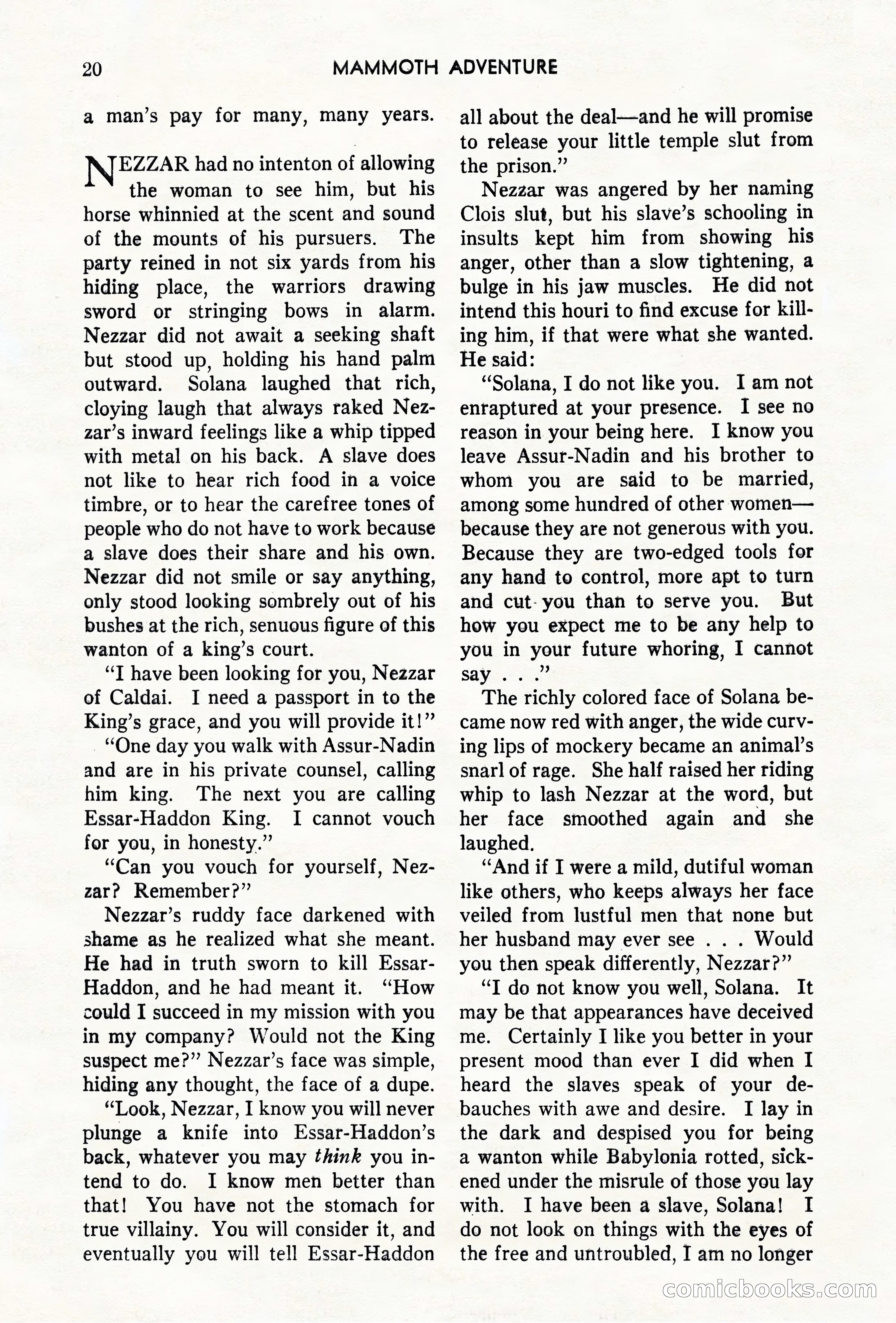 Mammoth Adventure, May 1947 — page 20 of 180