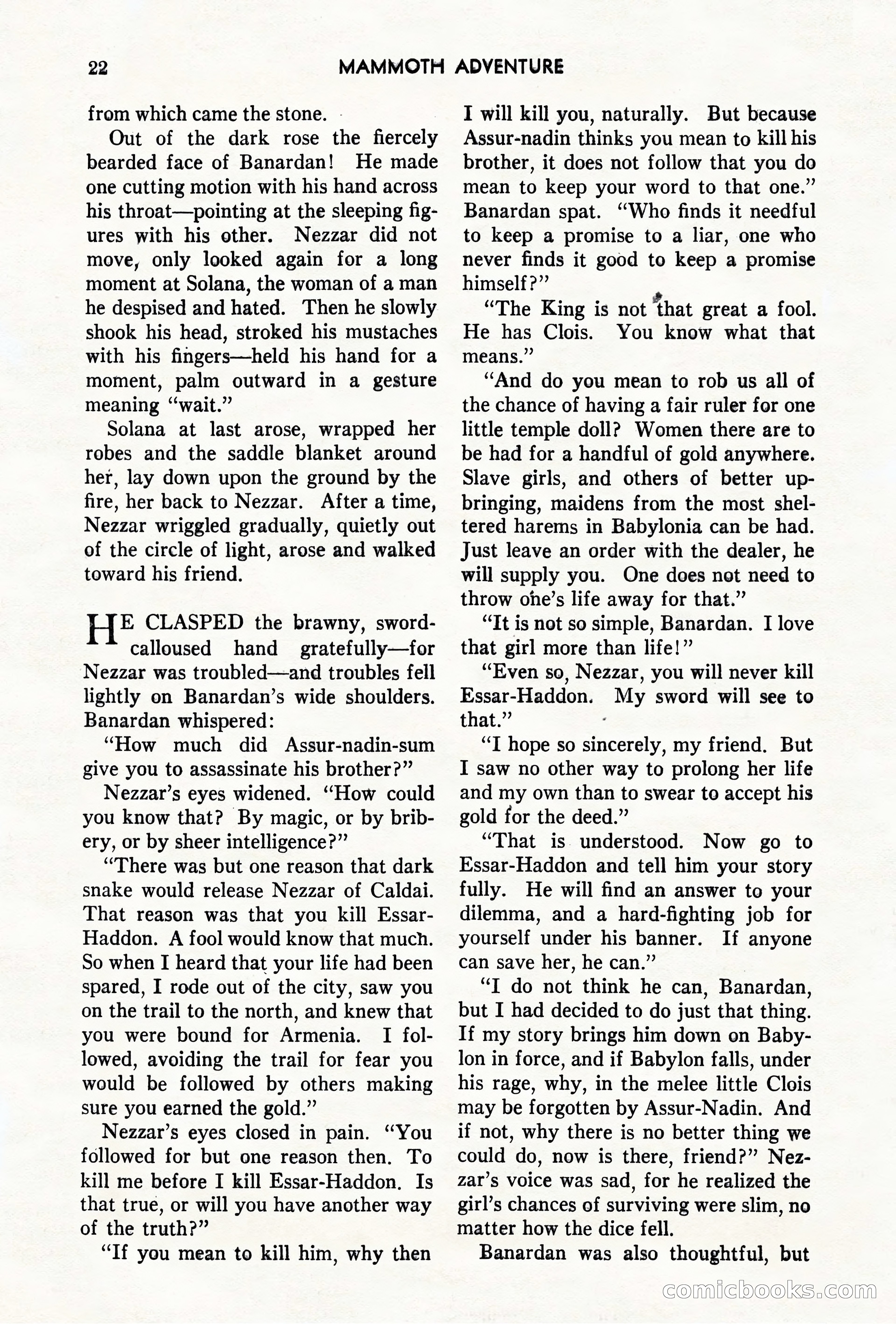 Mammoth Adventure, May 1947 — page 22 of 180
