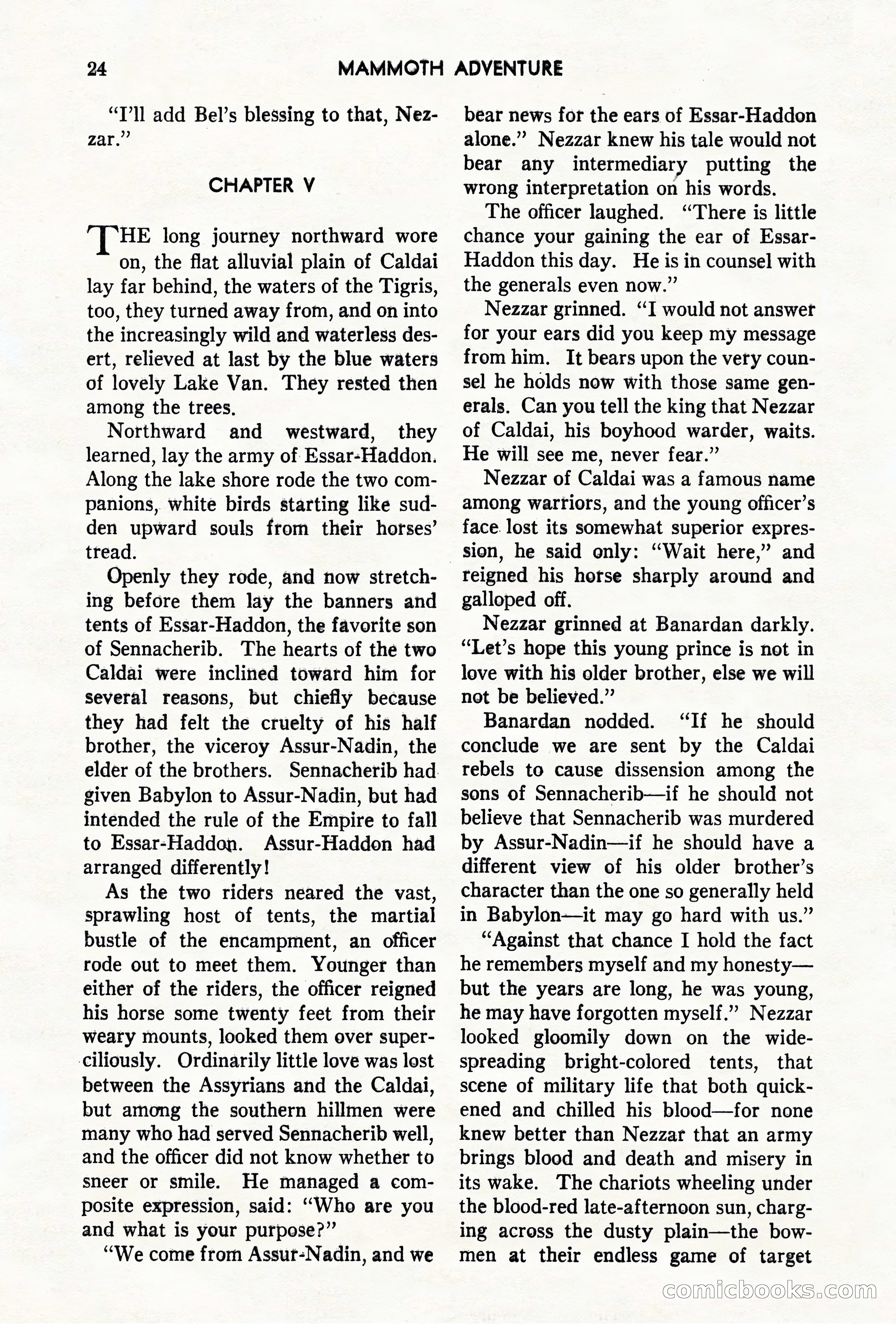 Mammoth Adventure, May 1947 — page 24 of 180