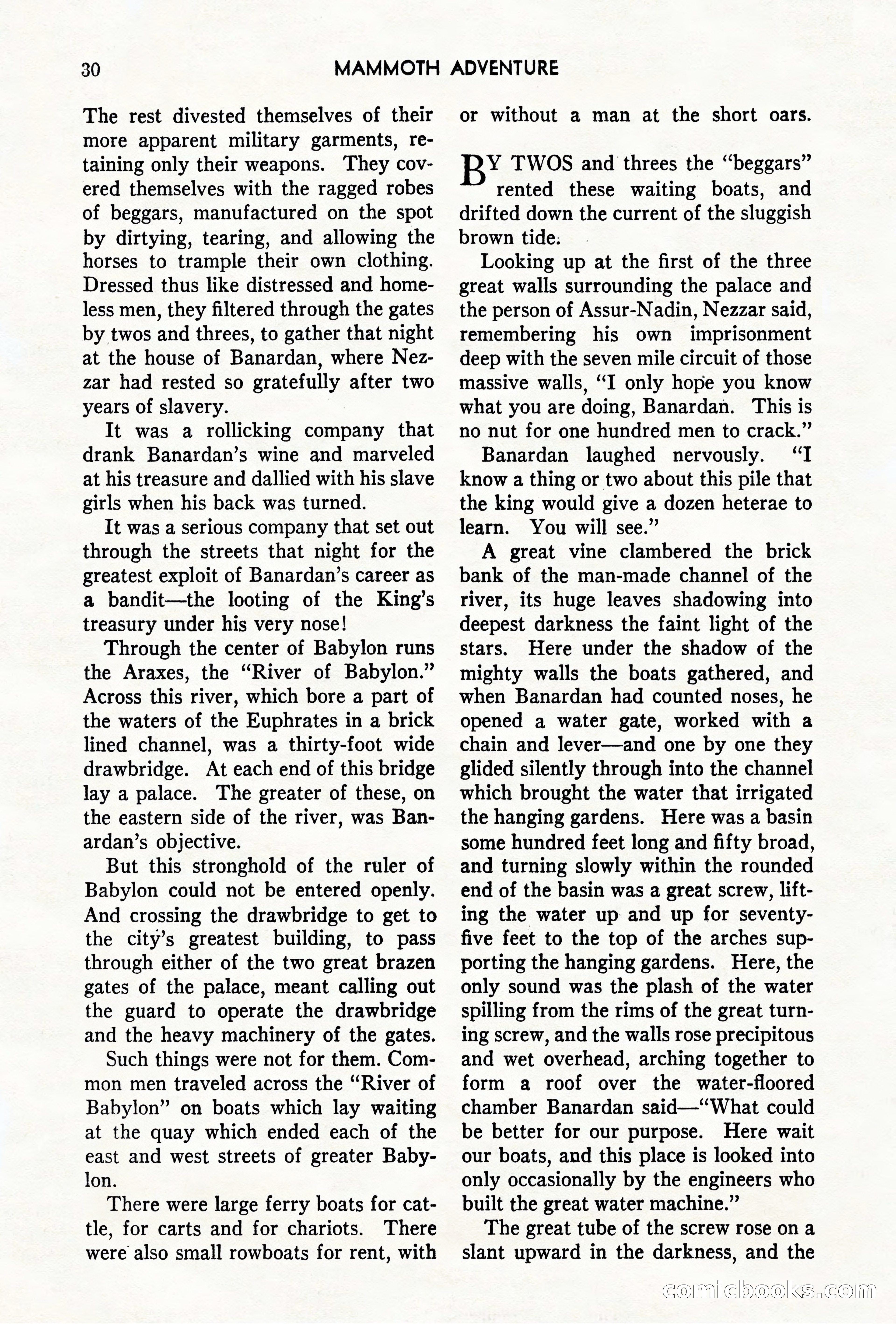 Mammoth Adventure, May 1947 — page 30 of 180