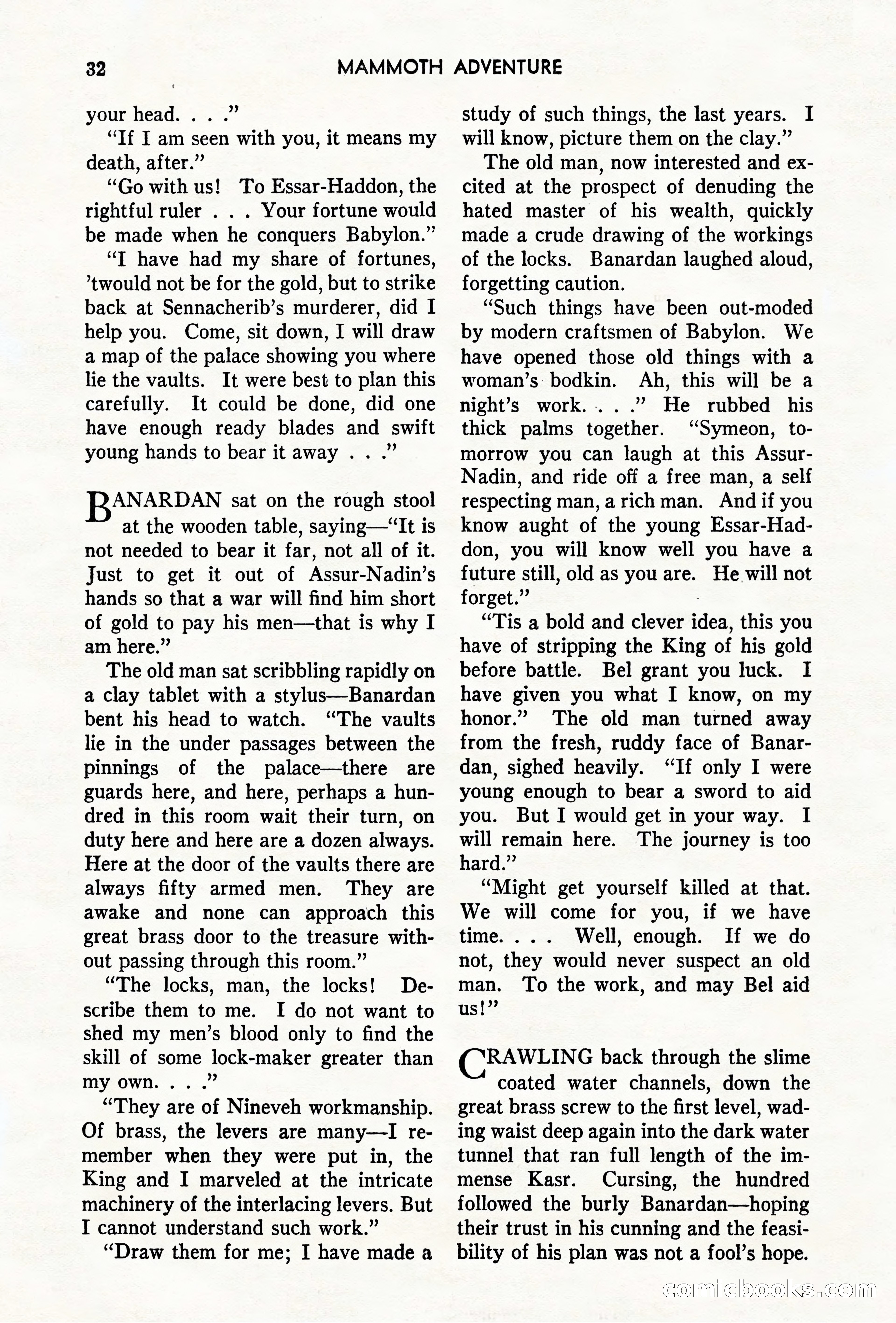 Mammoth Adventure, May 1947 — page 32 of 180