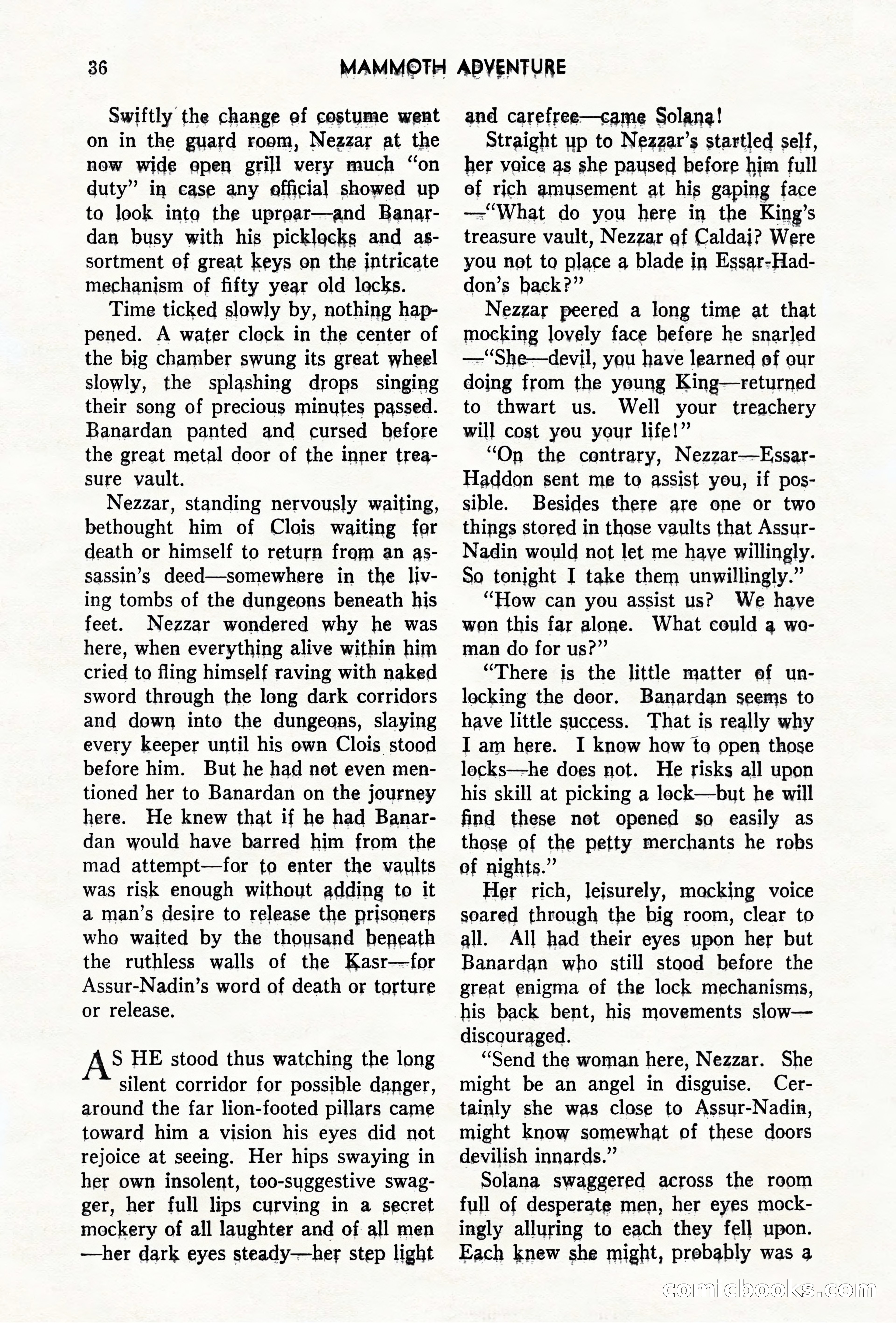 Mammoth Adventure, May 1947 — page 36 of 180
