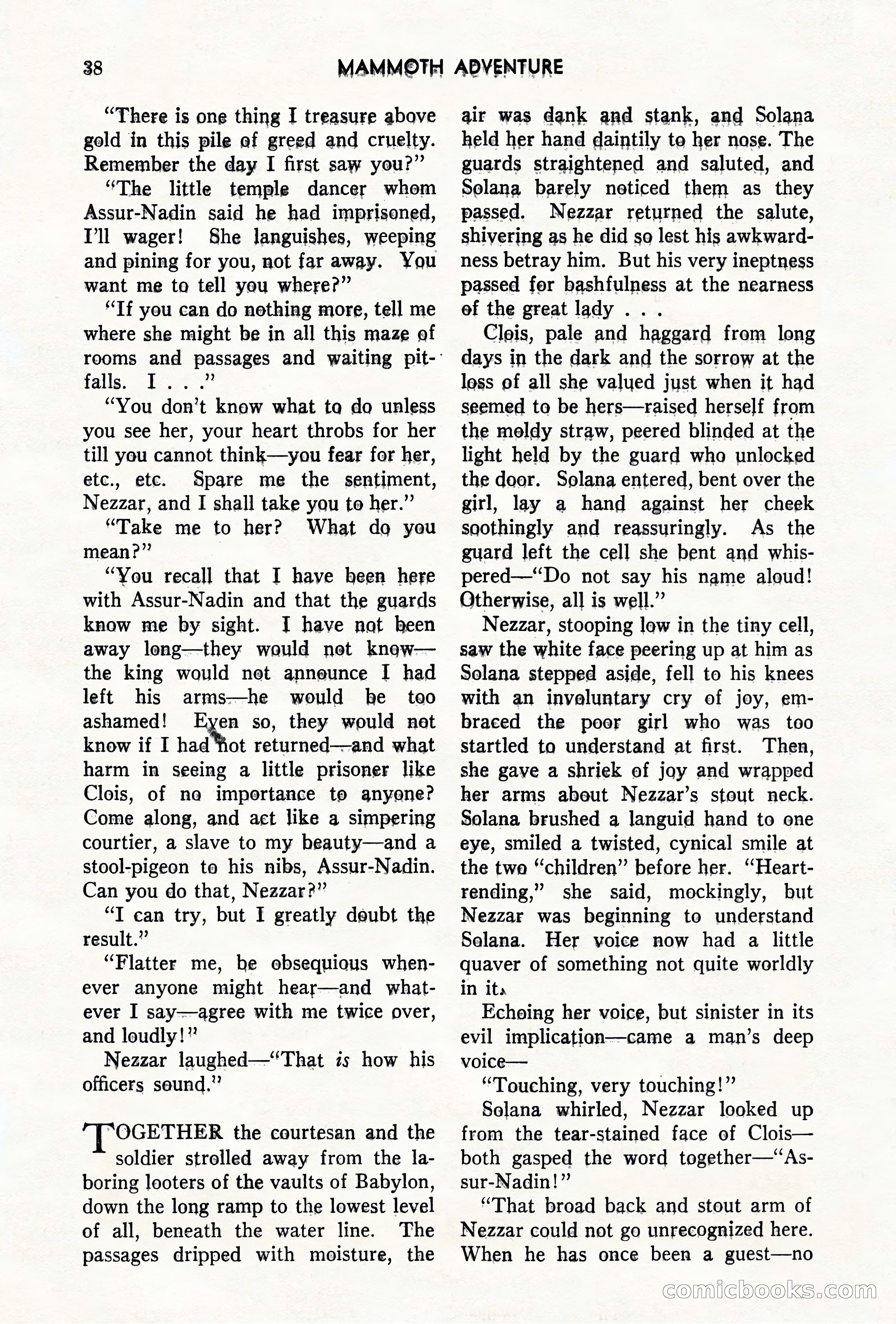 Mammoth Adventure, May 1947 — page 38 of 180