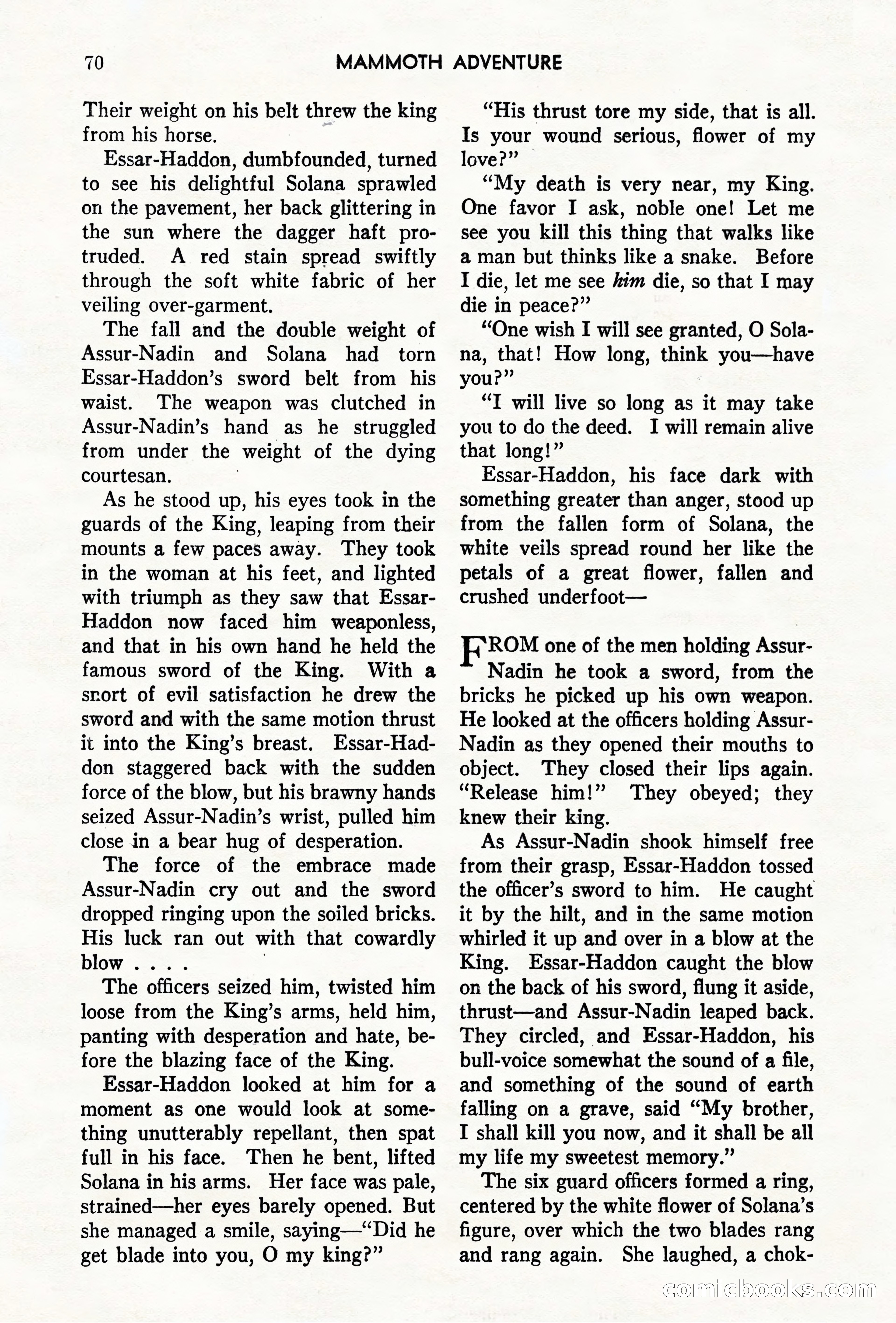 Mammoth Adventure, May 1947 — page 70 of 180