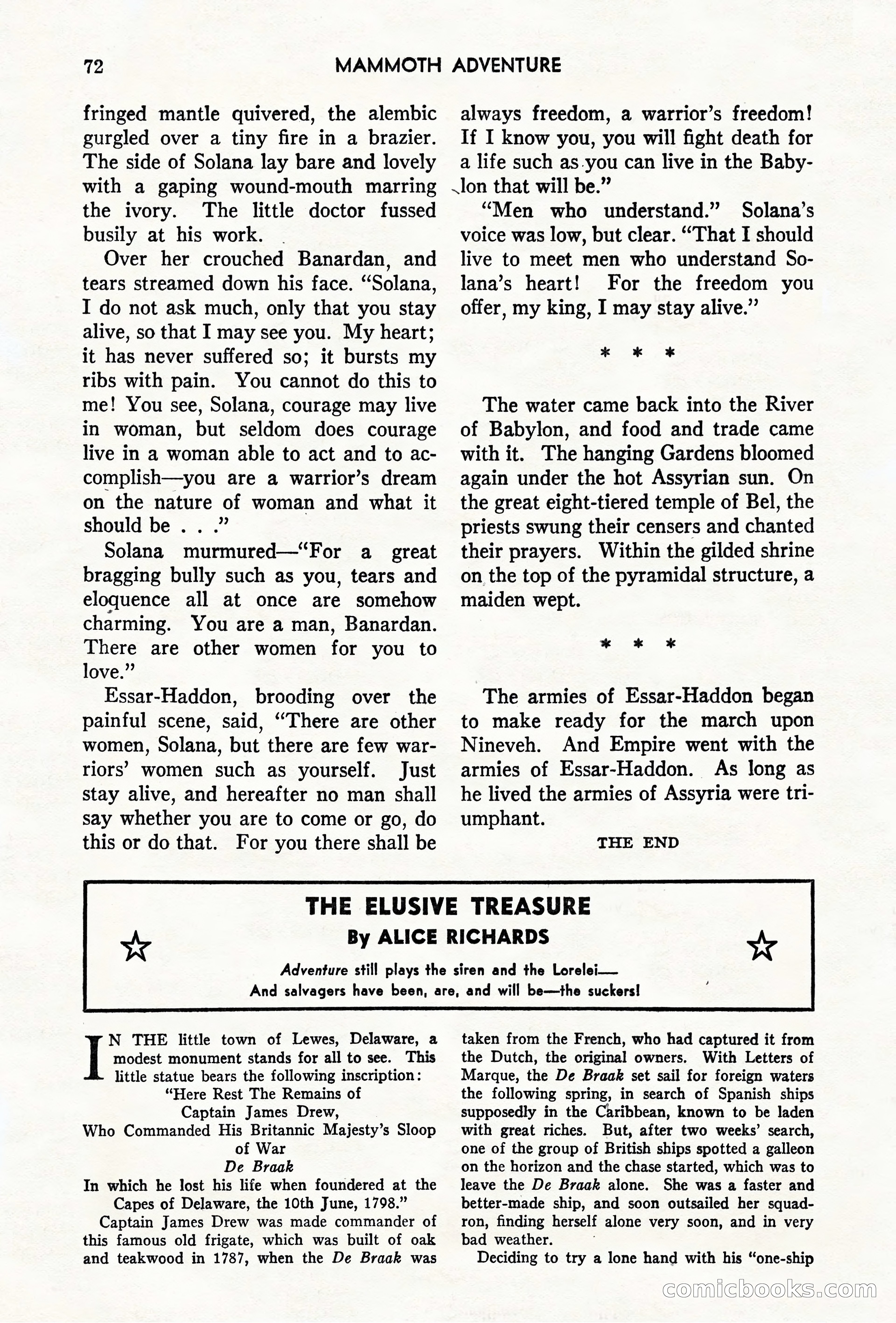 Mammoth Adventure, May 1947 — page 72 of 180