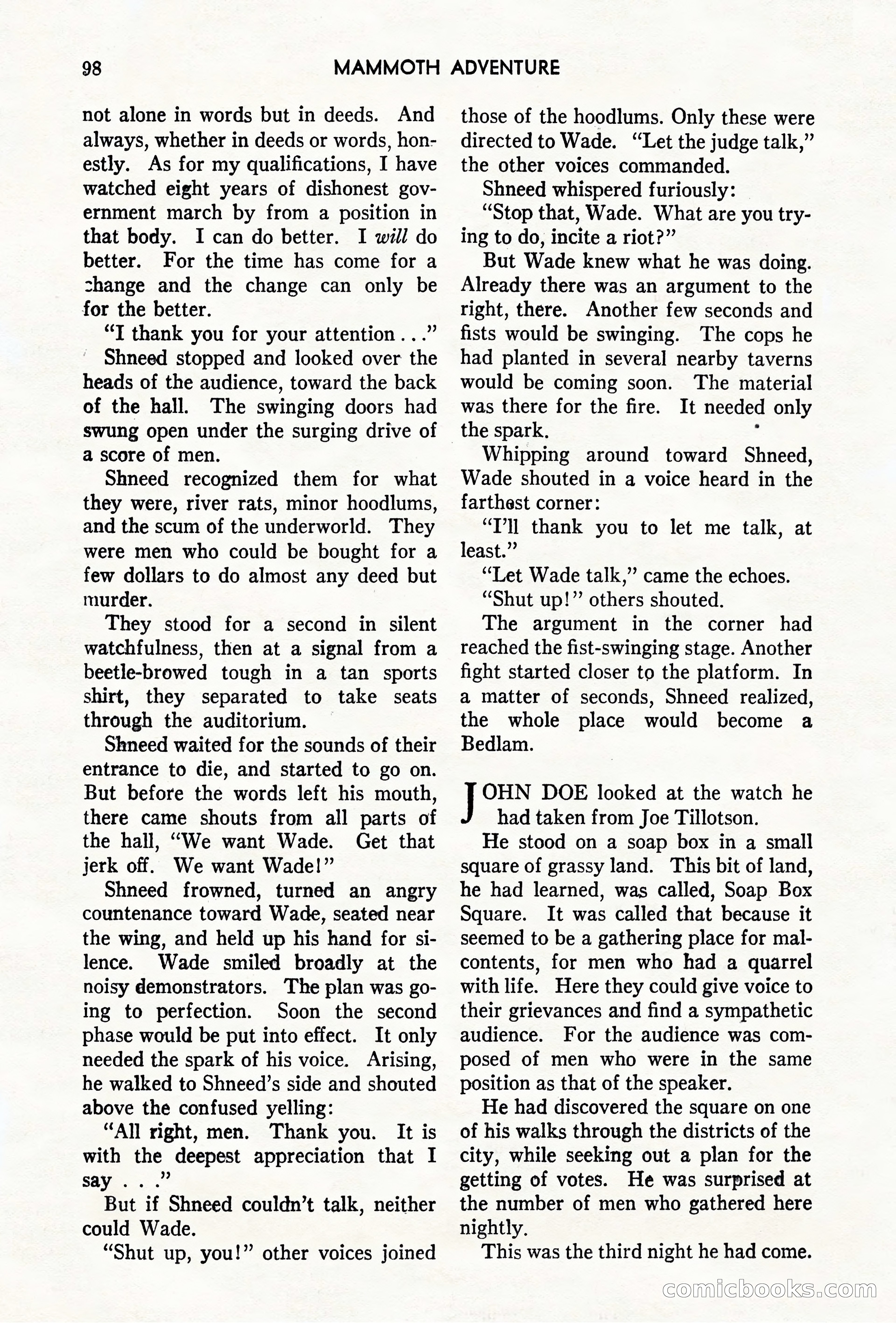 Mammoth Adventure, May 1947 — page 98 of 180