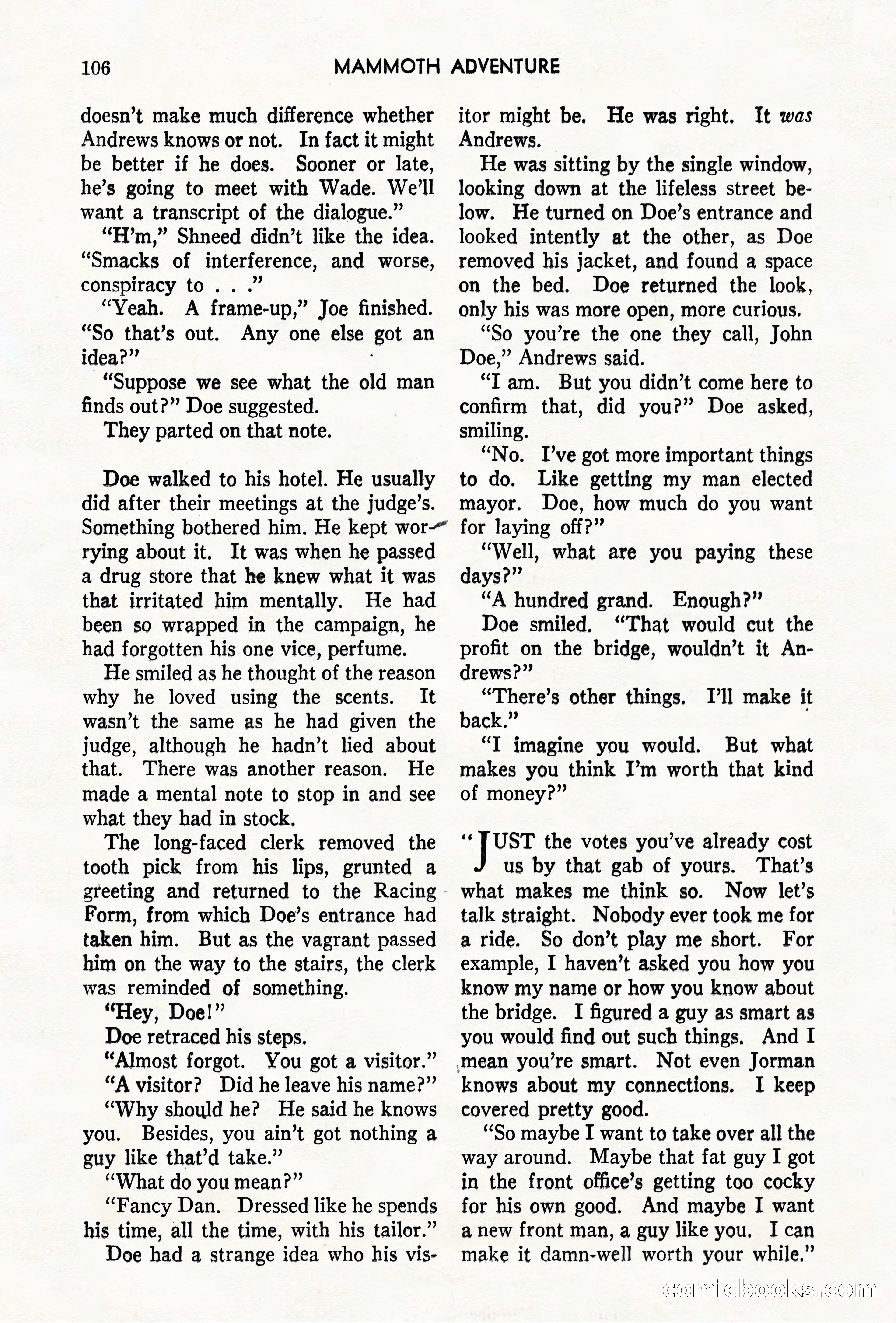 Mammoth Adventure, May 1947 — page 106 of 180