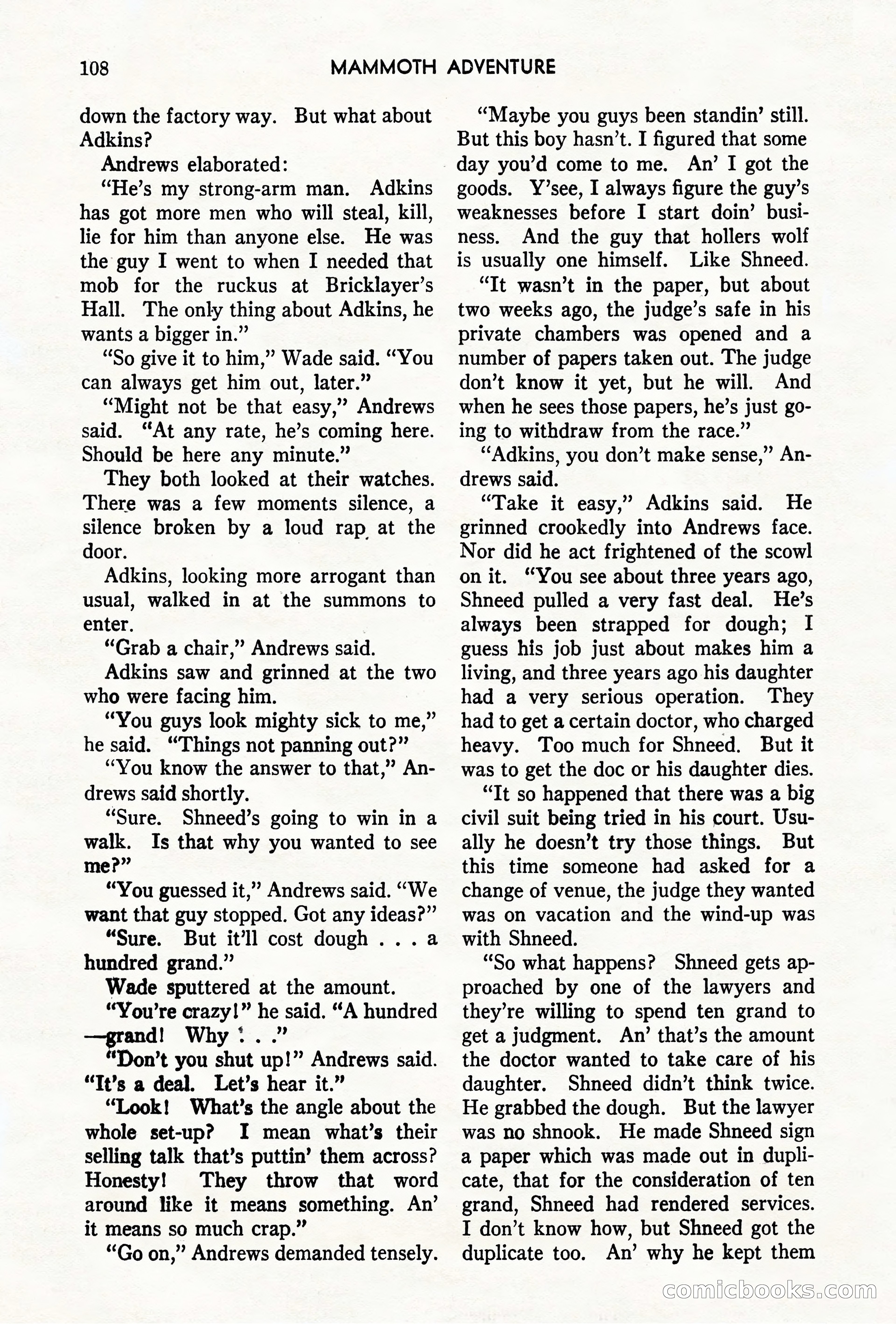Mammoth Adventure, May 1947 — page 108 of 180