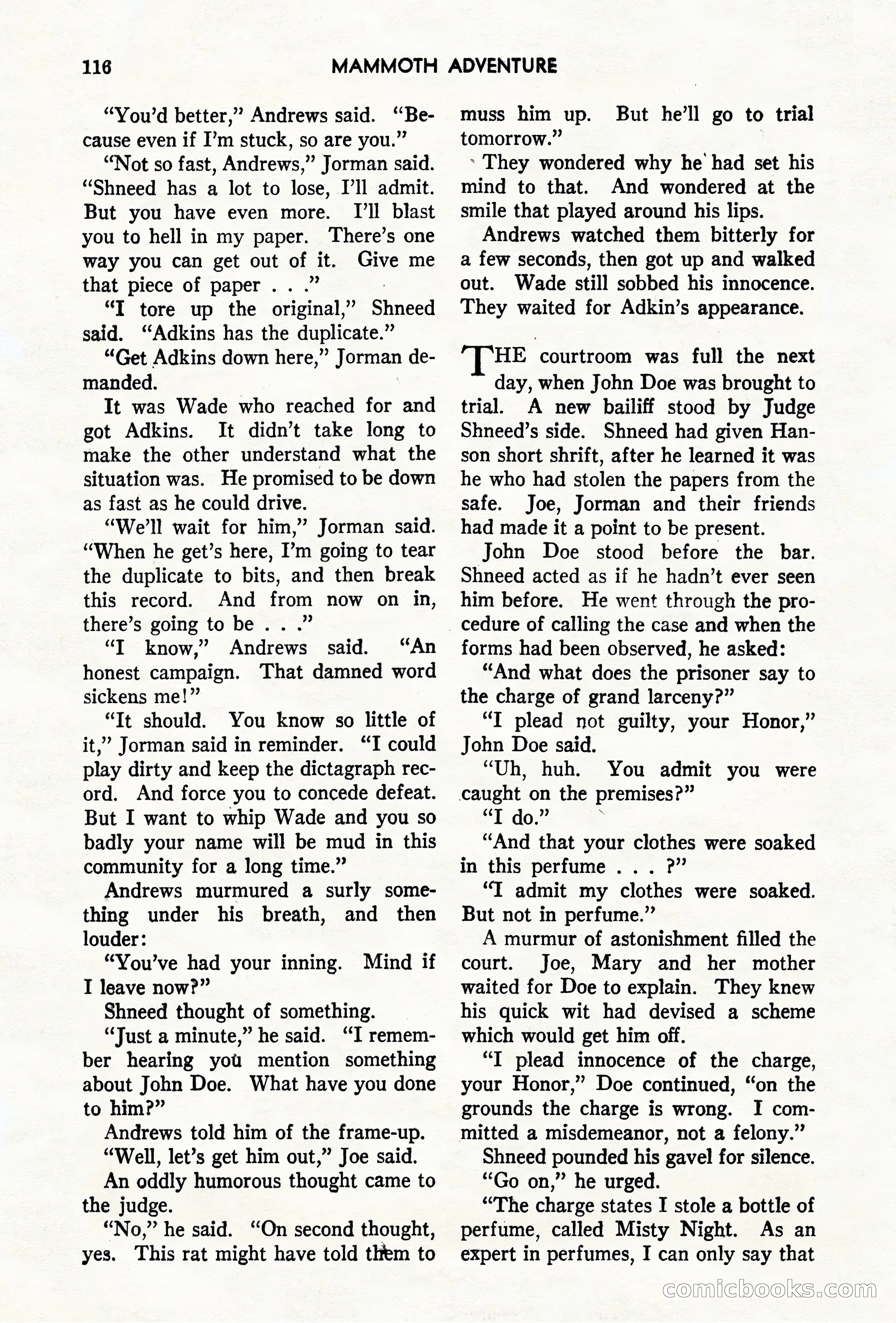 Mammoth Adventure, May 1947 — page 116 of 180