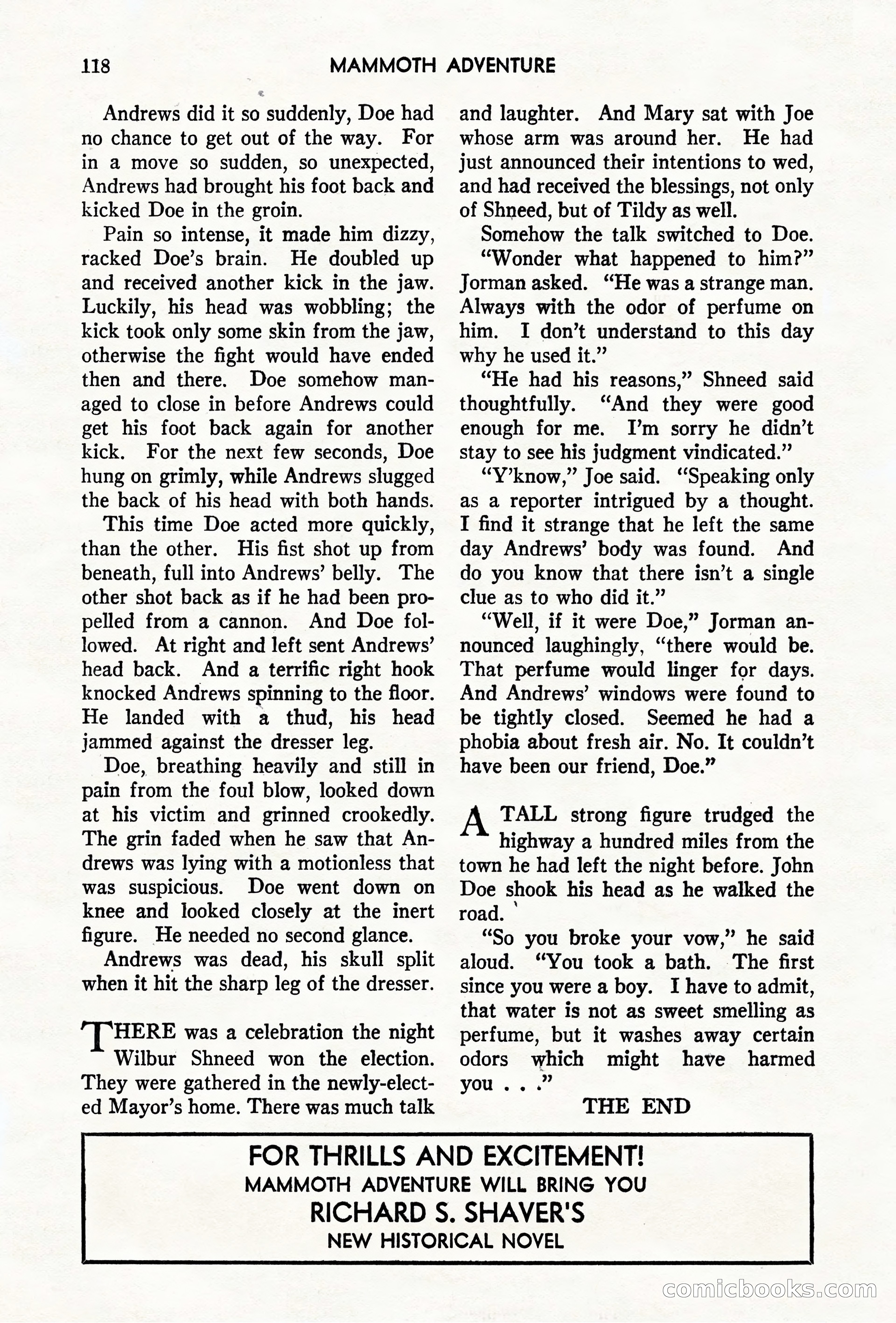 Mammoth Adventure, May 1947 — page 118 of 180
