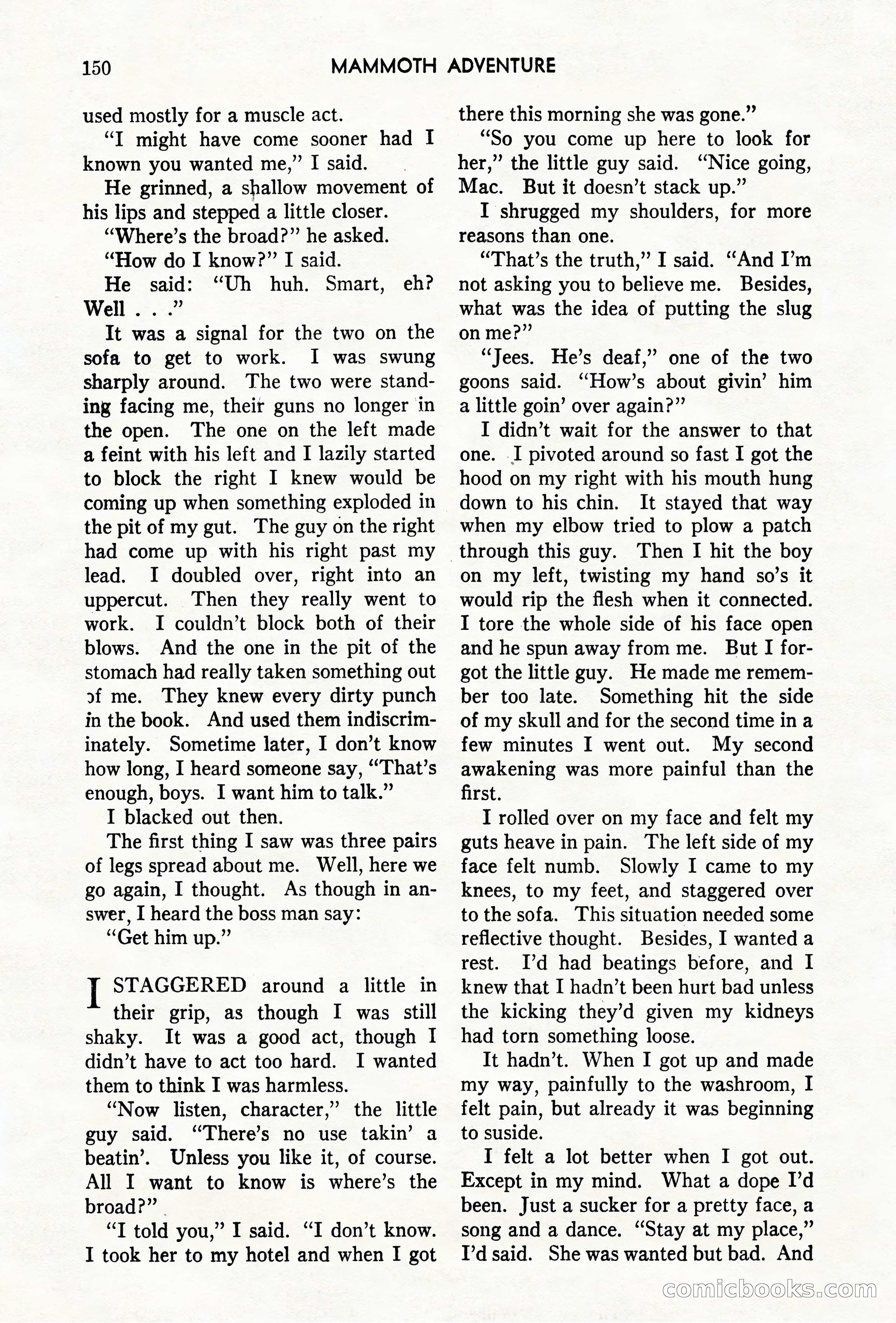 Mammoth Adventure, May 1947 — page 150 of 180