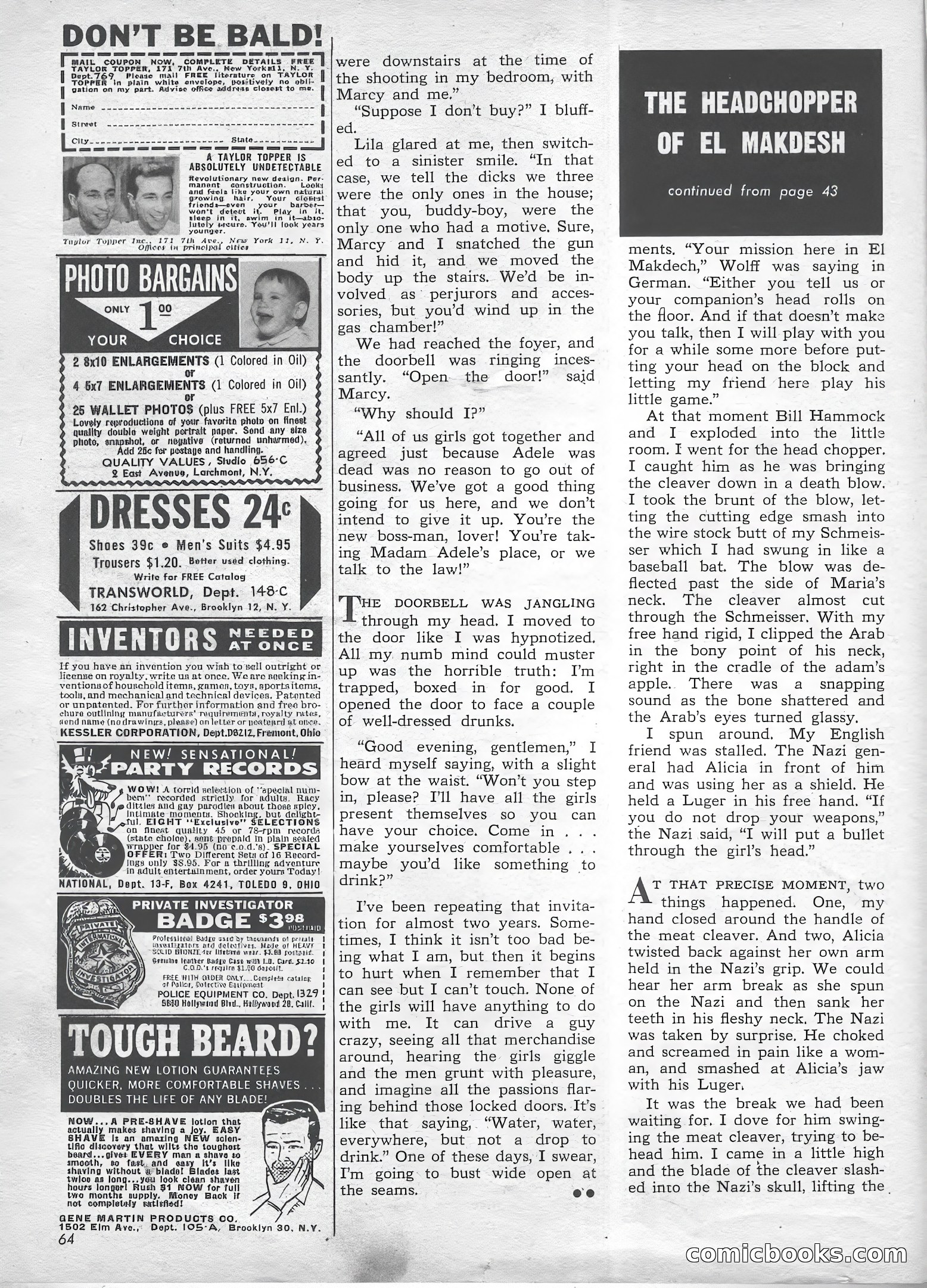 Man's Daring, Vol. 4, No. 2 — page 57 of 65