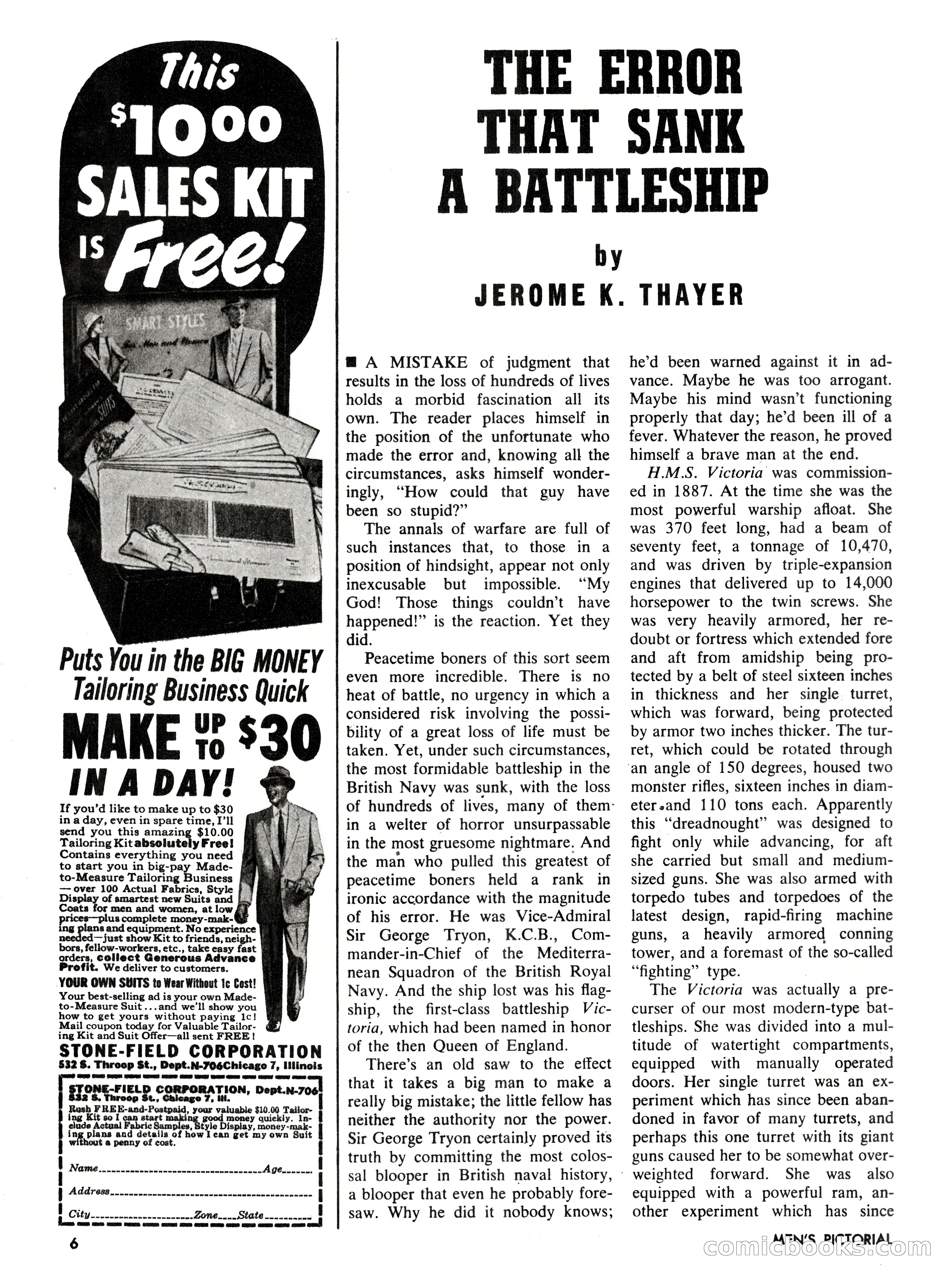 Men's Pictorial, October 1957 — page 6 of 84