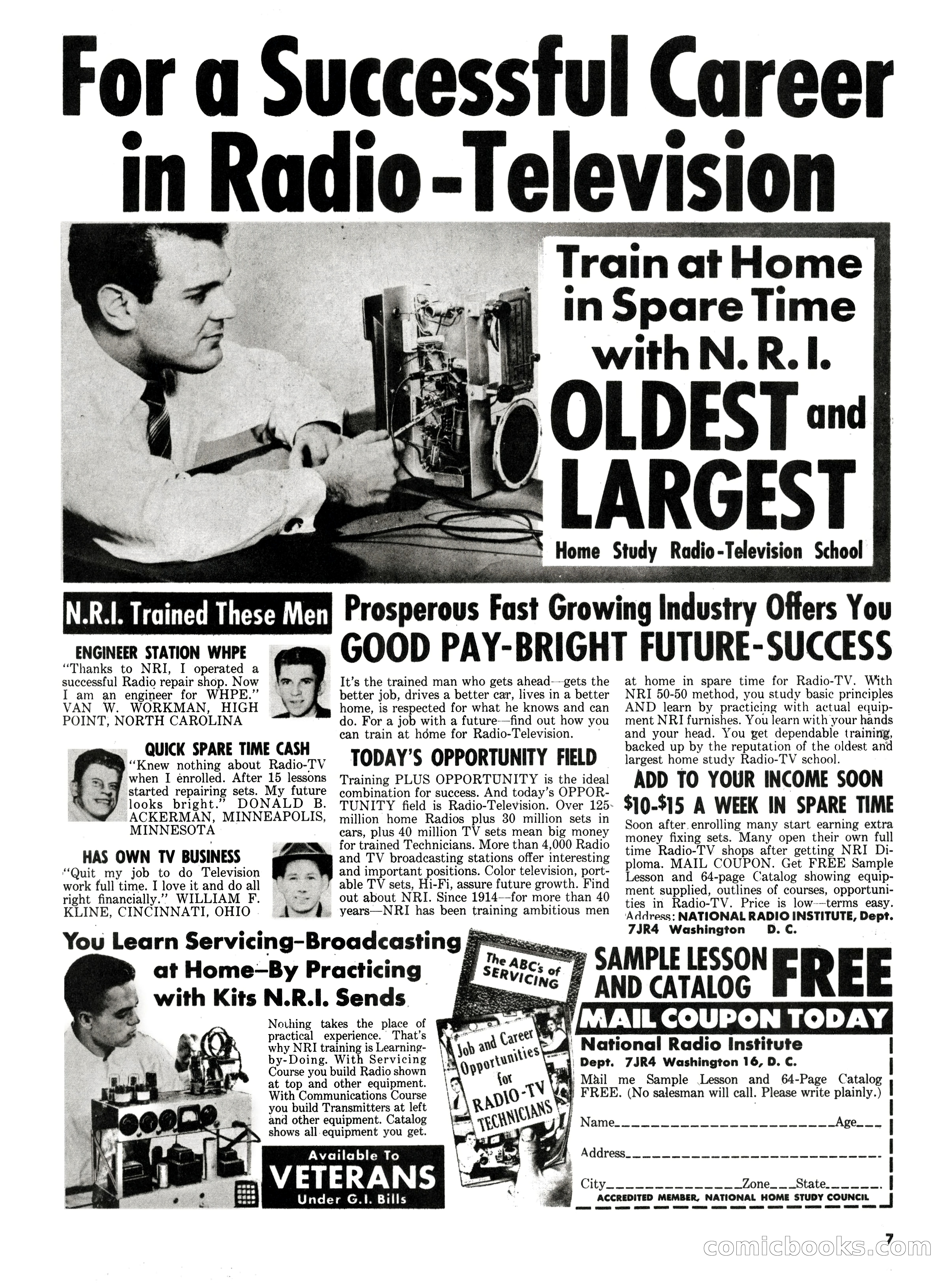 Men's Pictorial, October 1957 — page 7 of 84