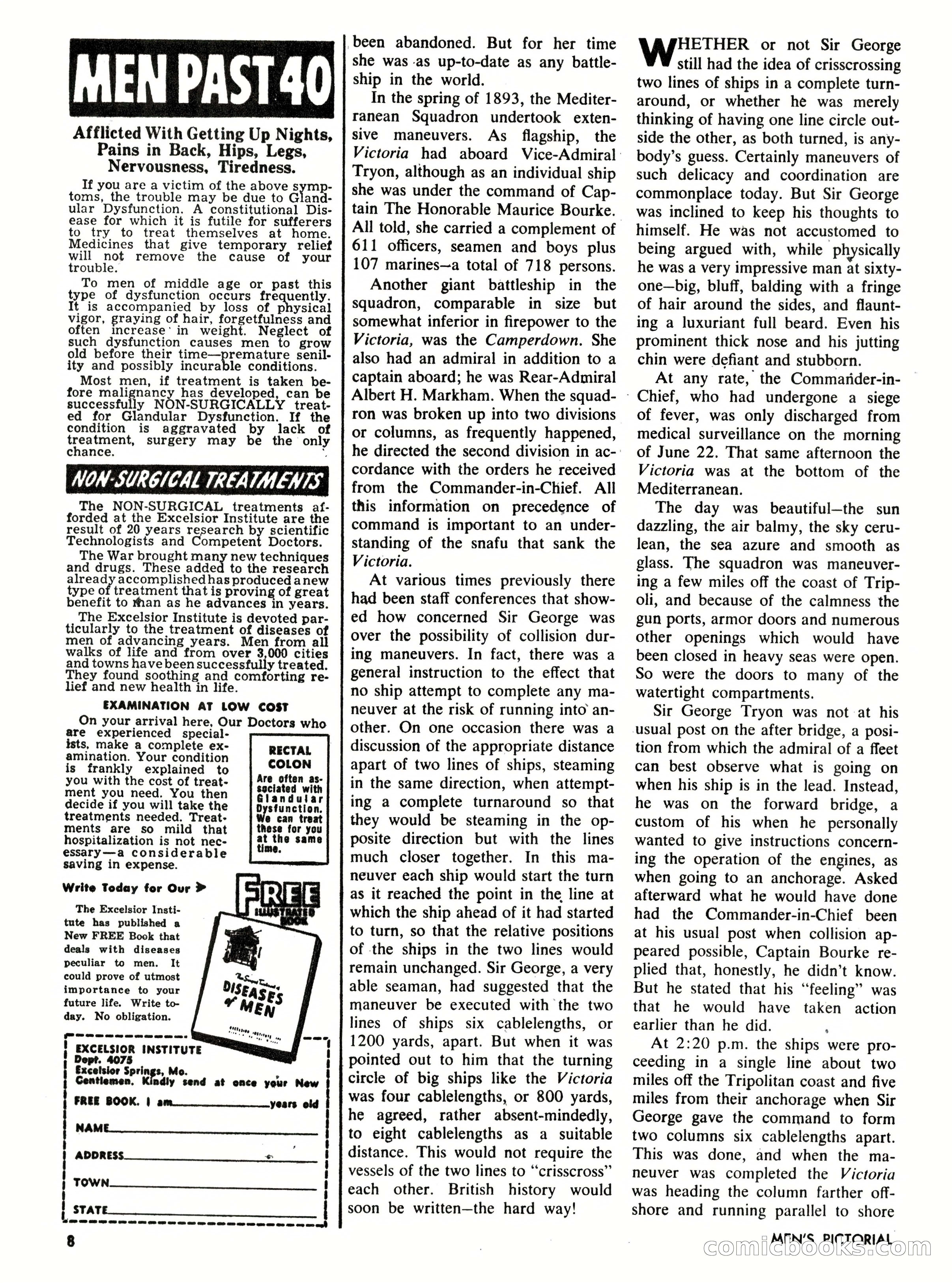 Men's Pictorial, October 1957 — page 8 of 84