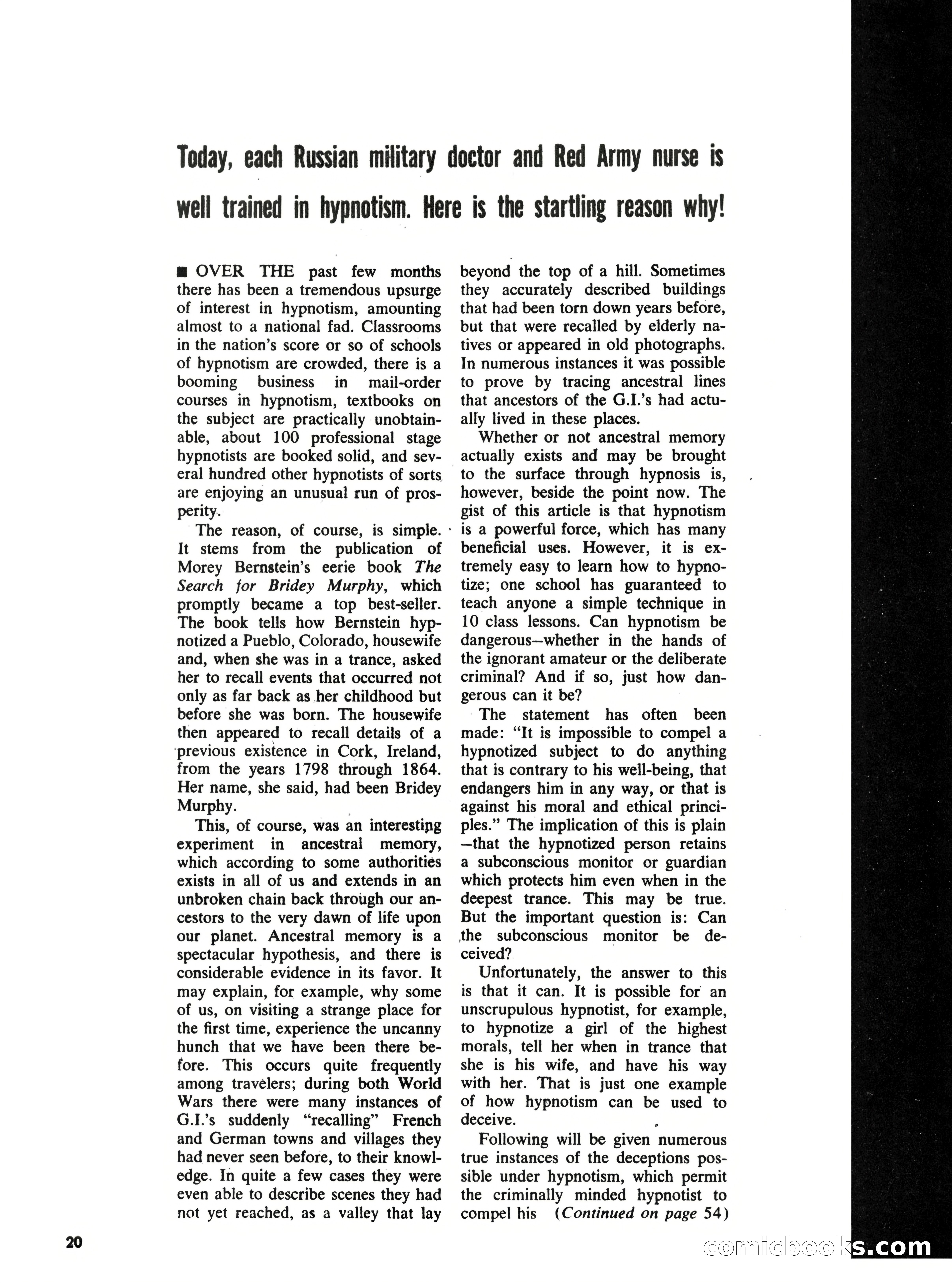 Men's Pictorial, October 1957 — page 20 of 84