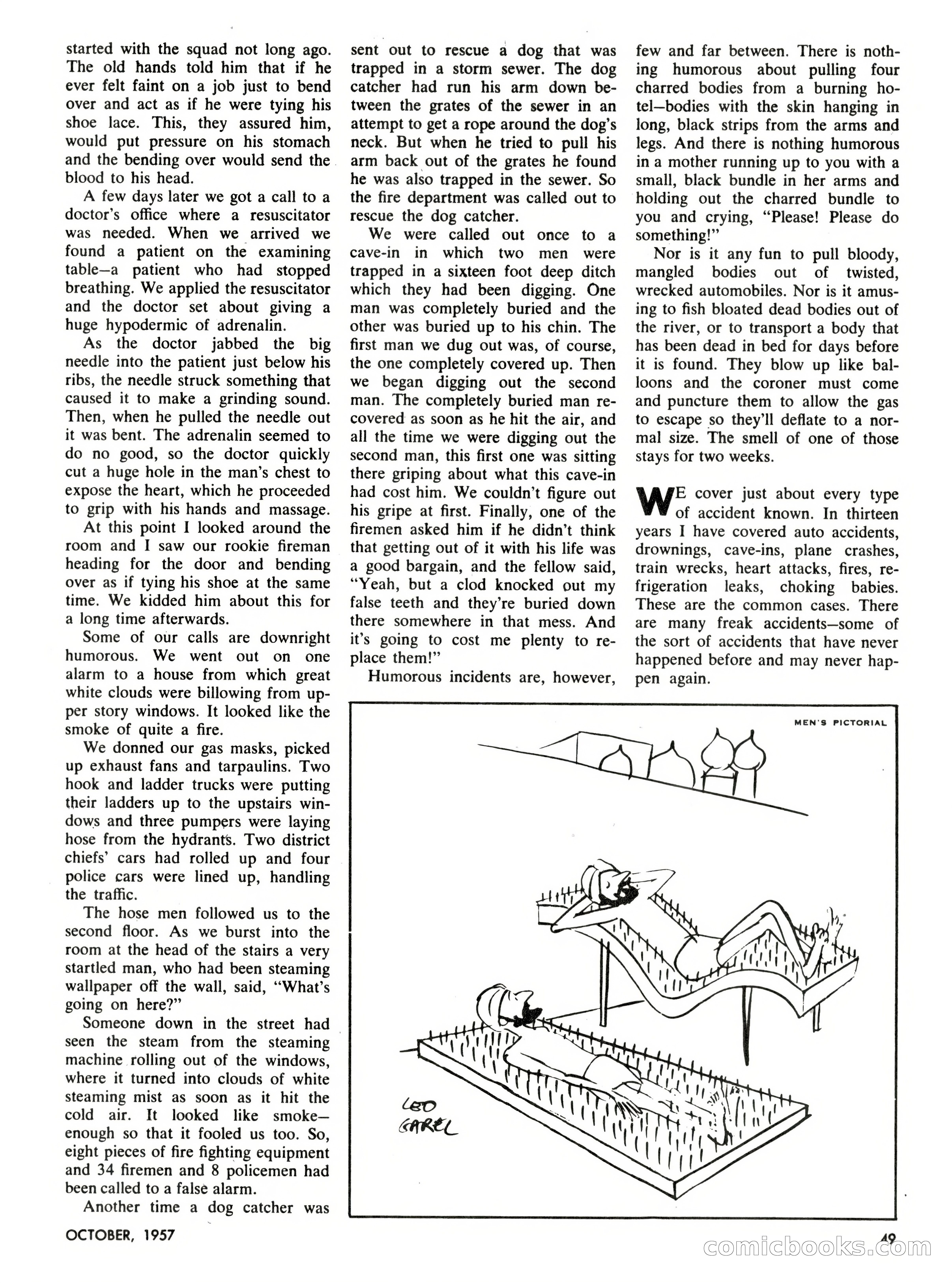 Men's Pictorial, October 1957 — page 49 of 84