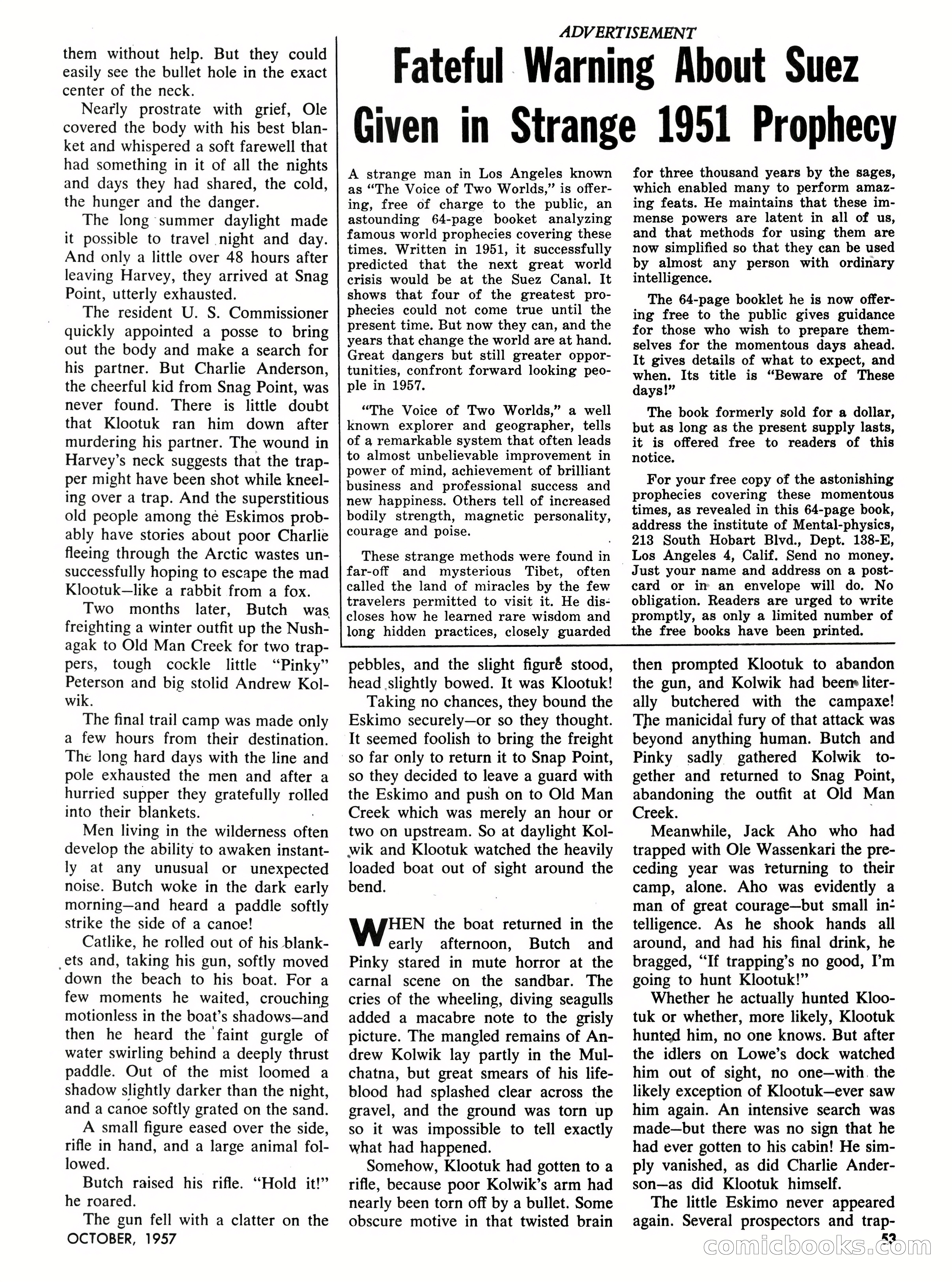 Men's Pictorial, October 1957 — page 53 of 84