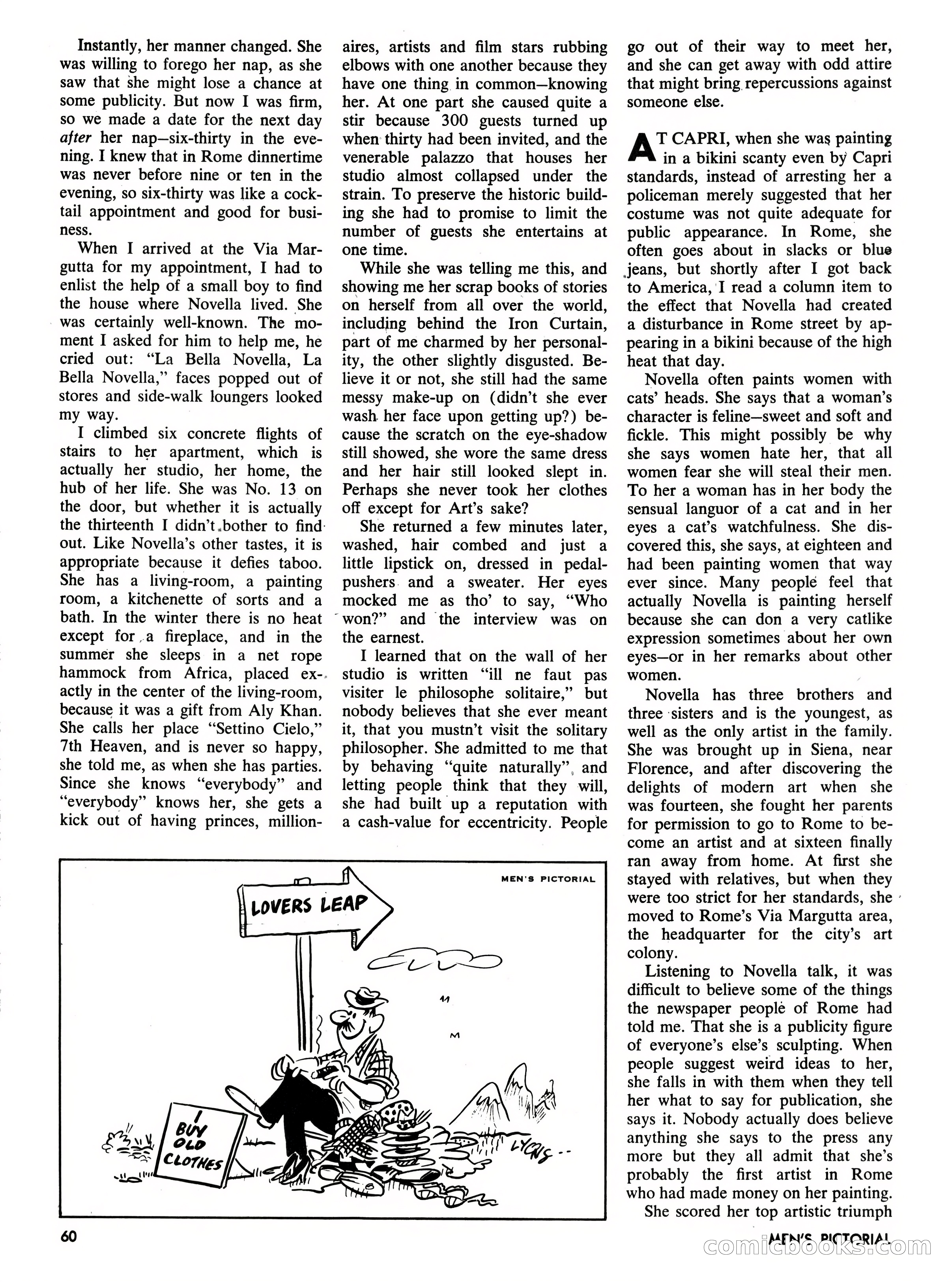 Men's Pictorial, October 1957 — page 60 of 84