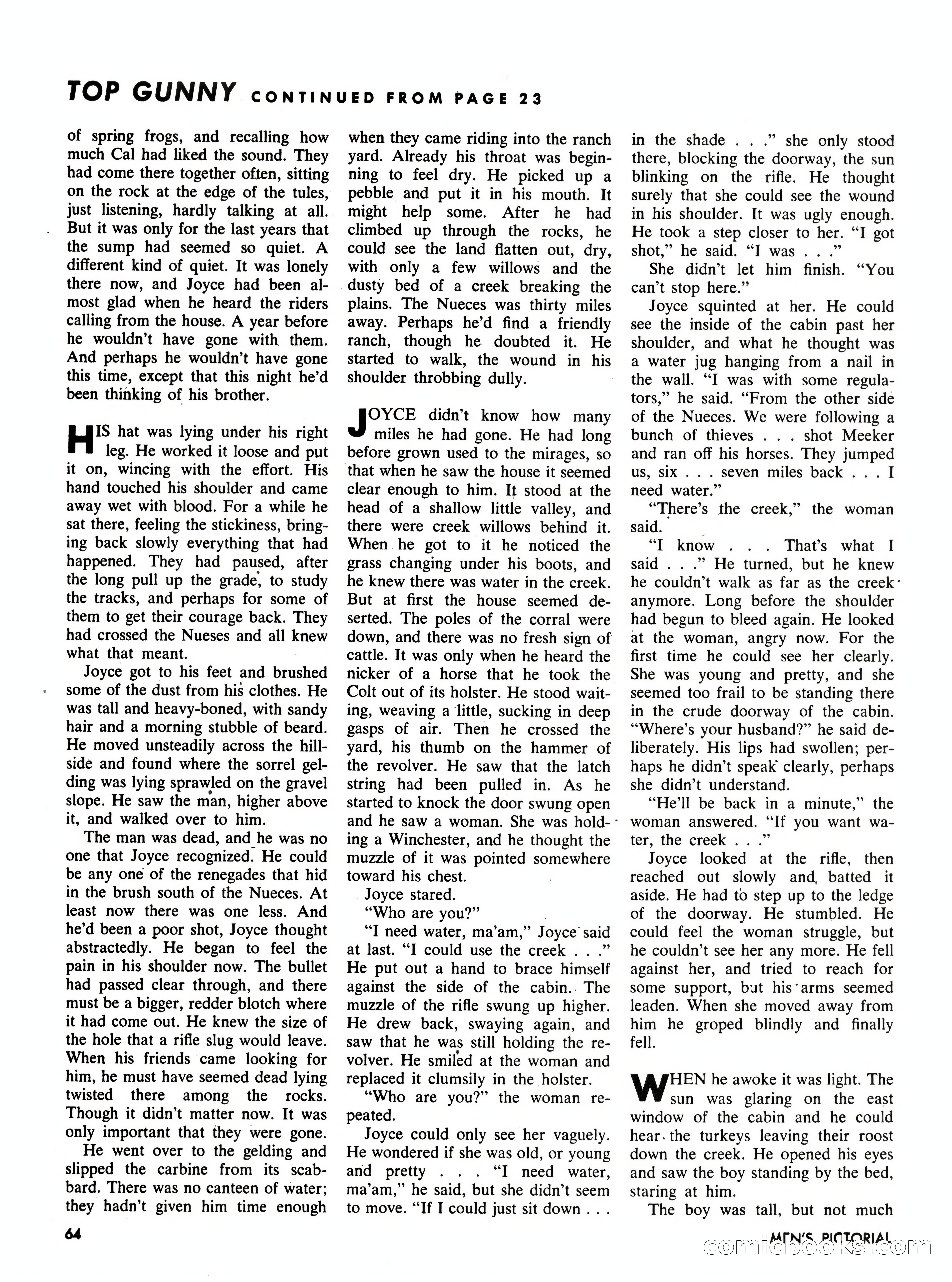 Men's Pictorial, October 1957 — page 64 of 84