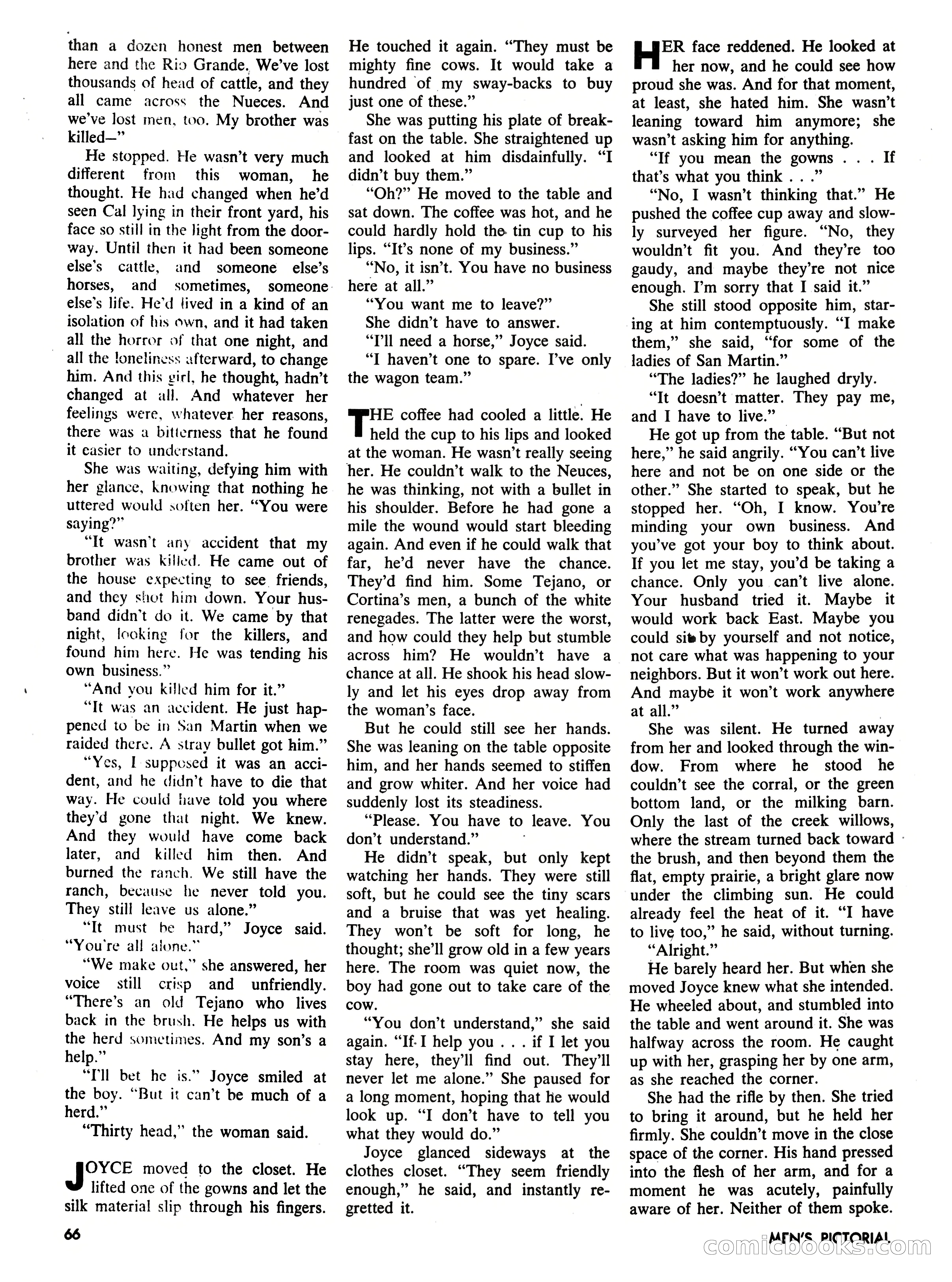 Men's Pictorial, October 1957 — page 66 of 84