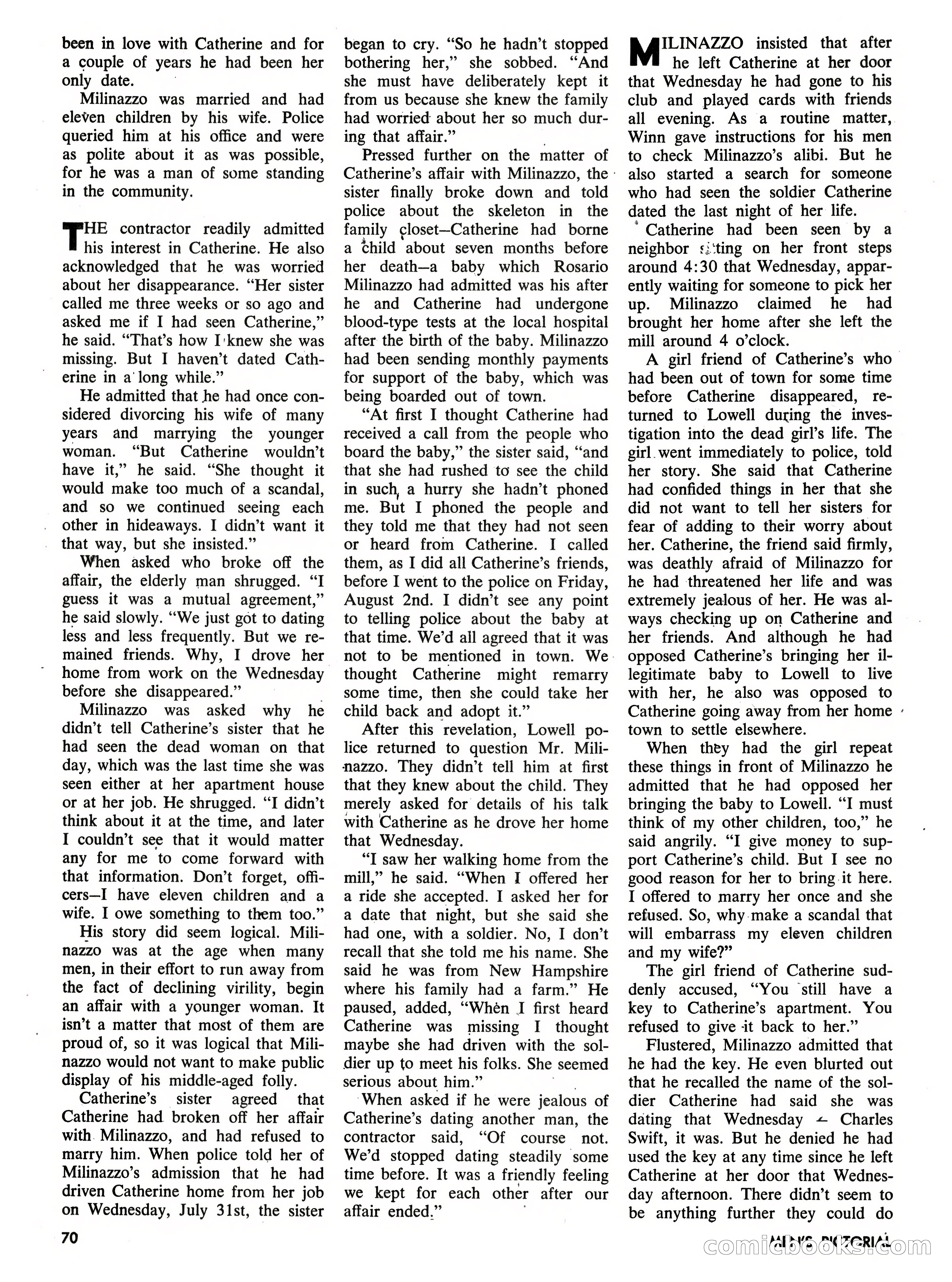 Men's Pictorial, October 1957 — page 70 of 84