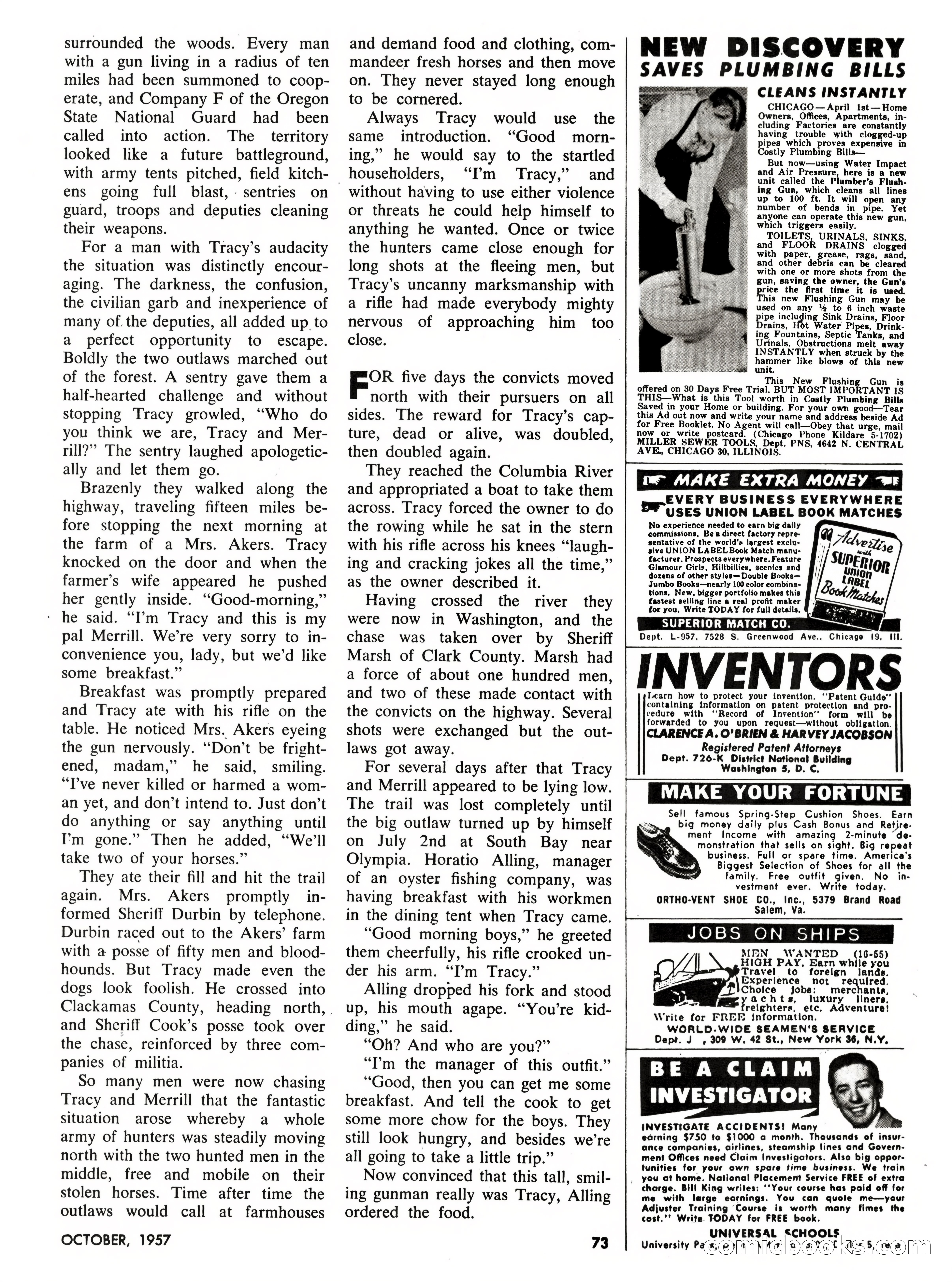 Men's Pictorial, October 1957 — page 73 of 84