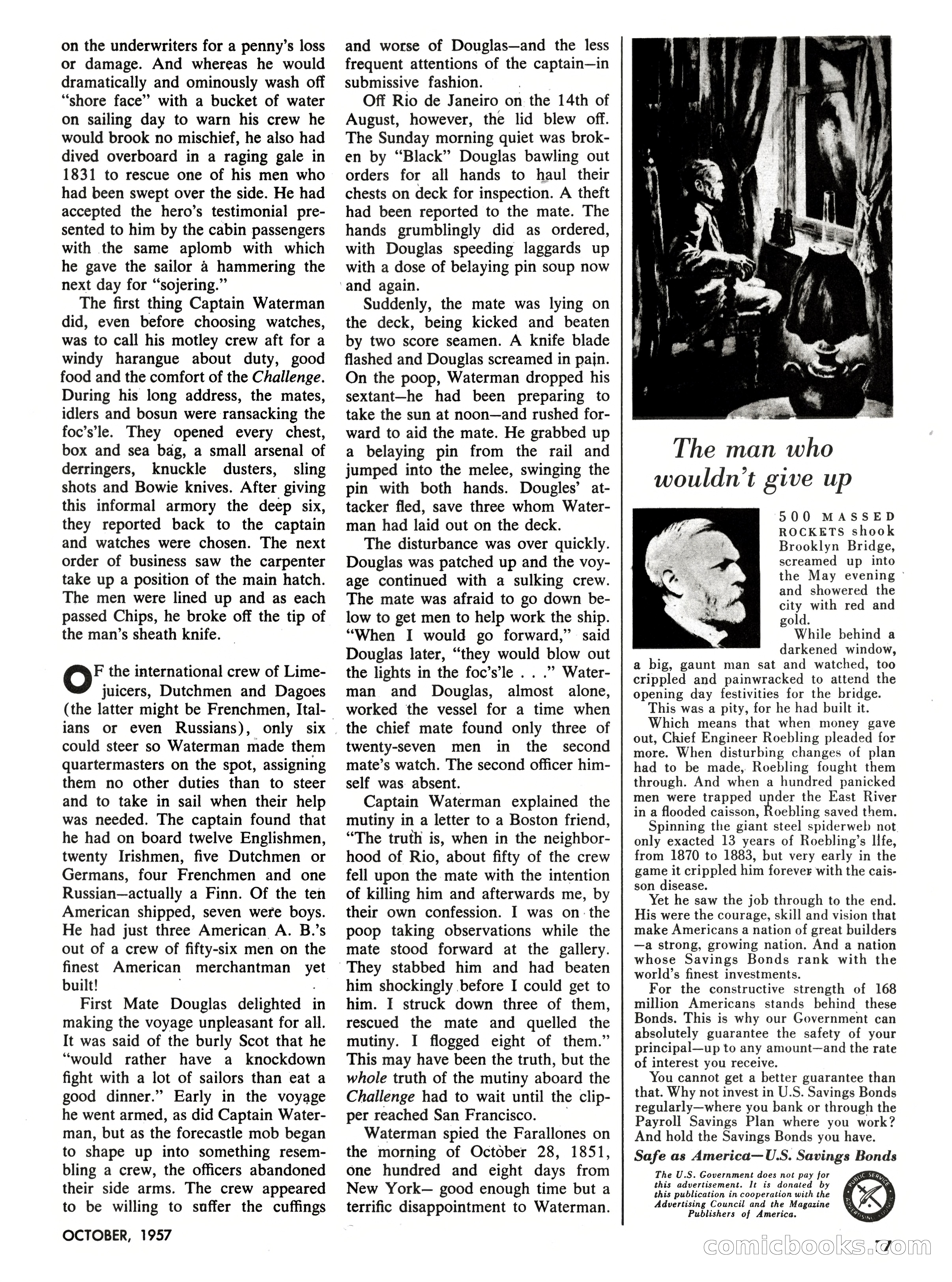 Men's Pictorial, October 1957 — page 77 of 84